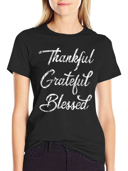 Thankful Grateful Blessed T-Shirt