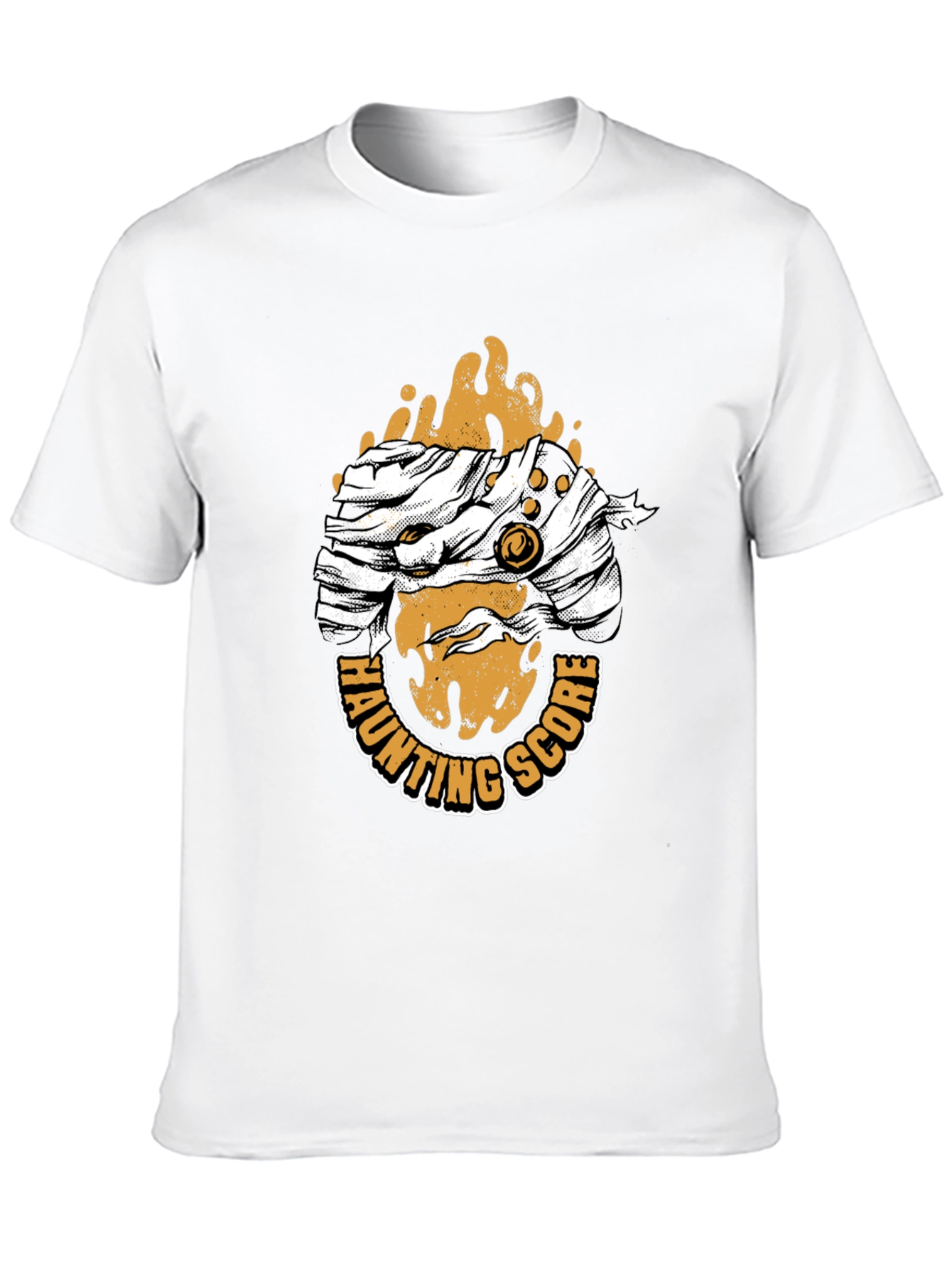 Haunting Score Mummy Graphic Black T-Shirt