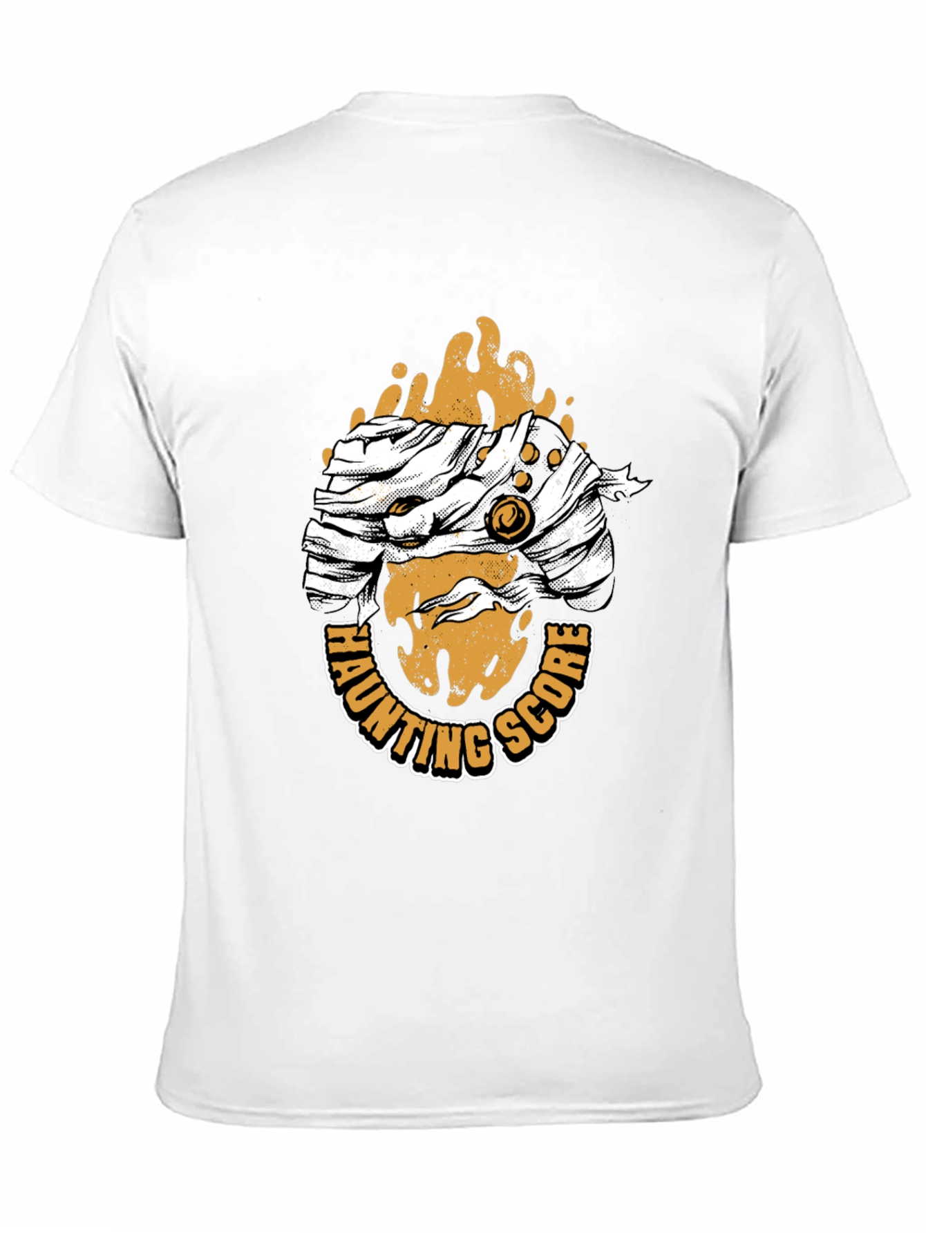 Haunting Score Mummy Graphic Black T-Shirt