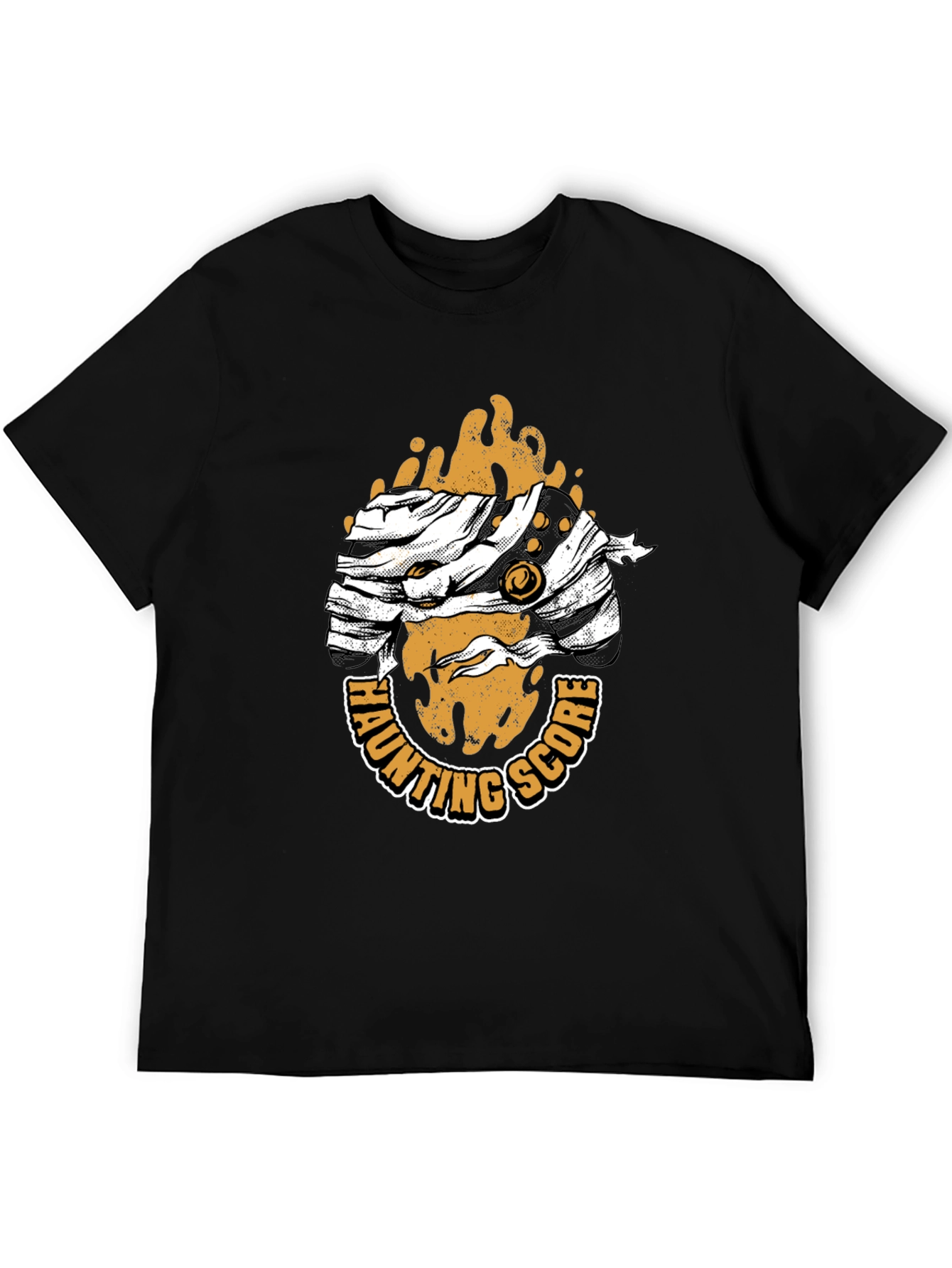 Haunting Score Mummy Graphic Black T-Shirt