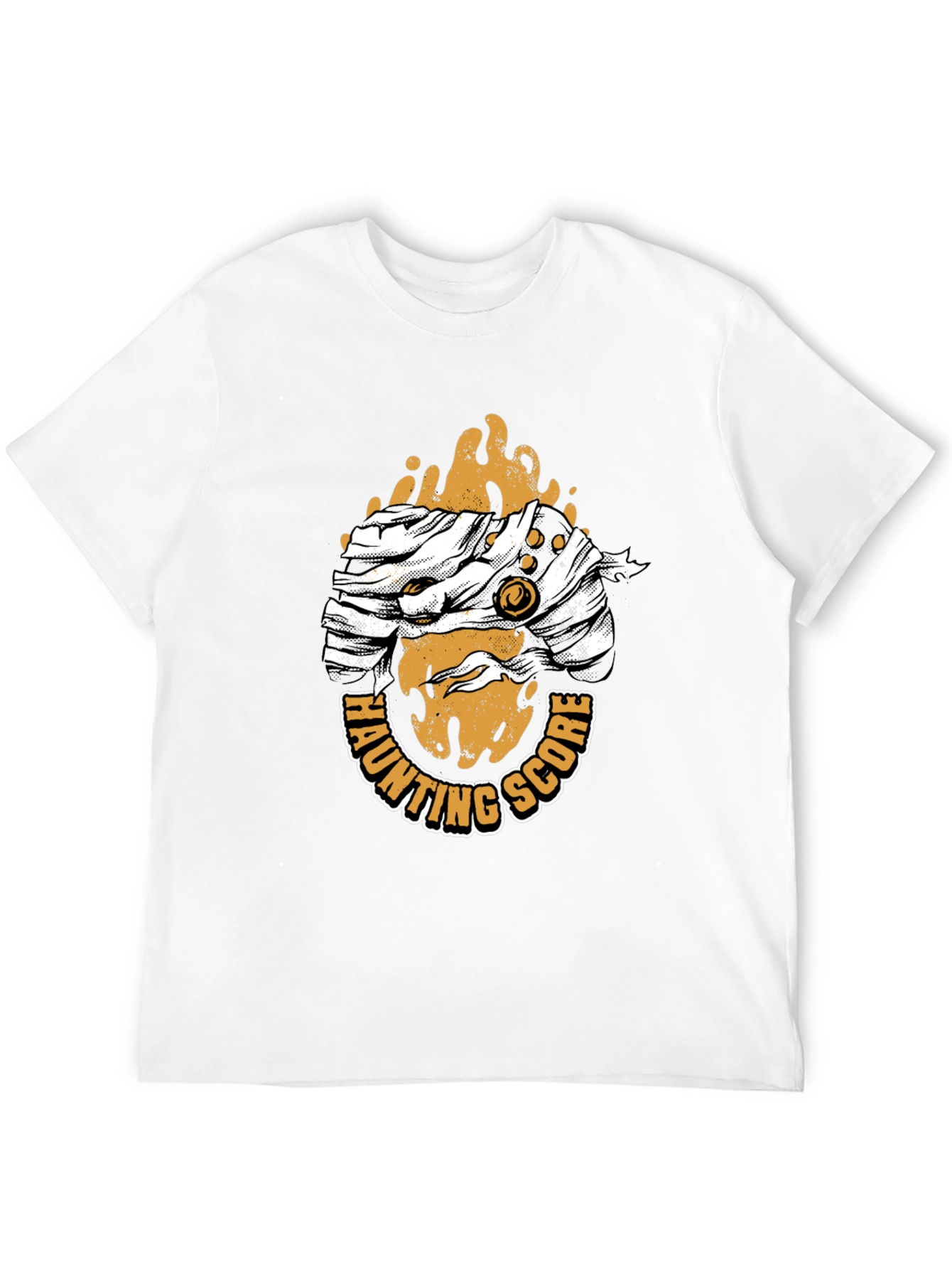 Haunting Score Mummy Graphic Black T-Shirt