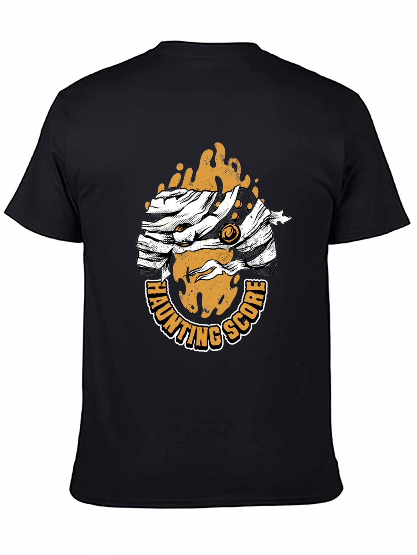 Haunting Score Mummy Graphic Black T-Shirt