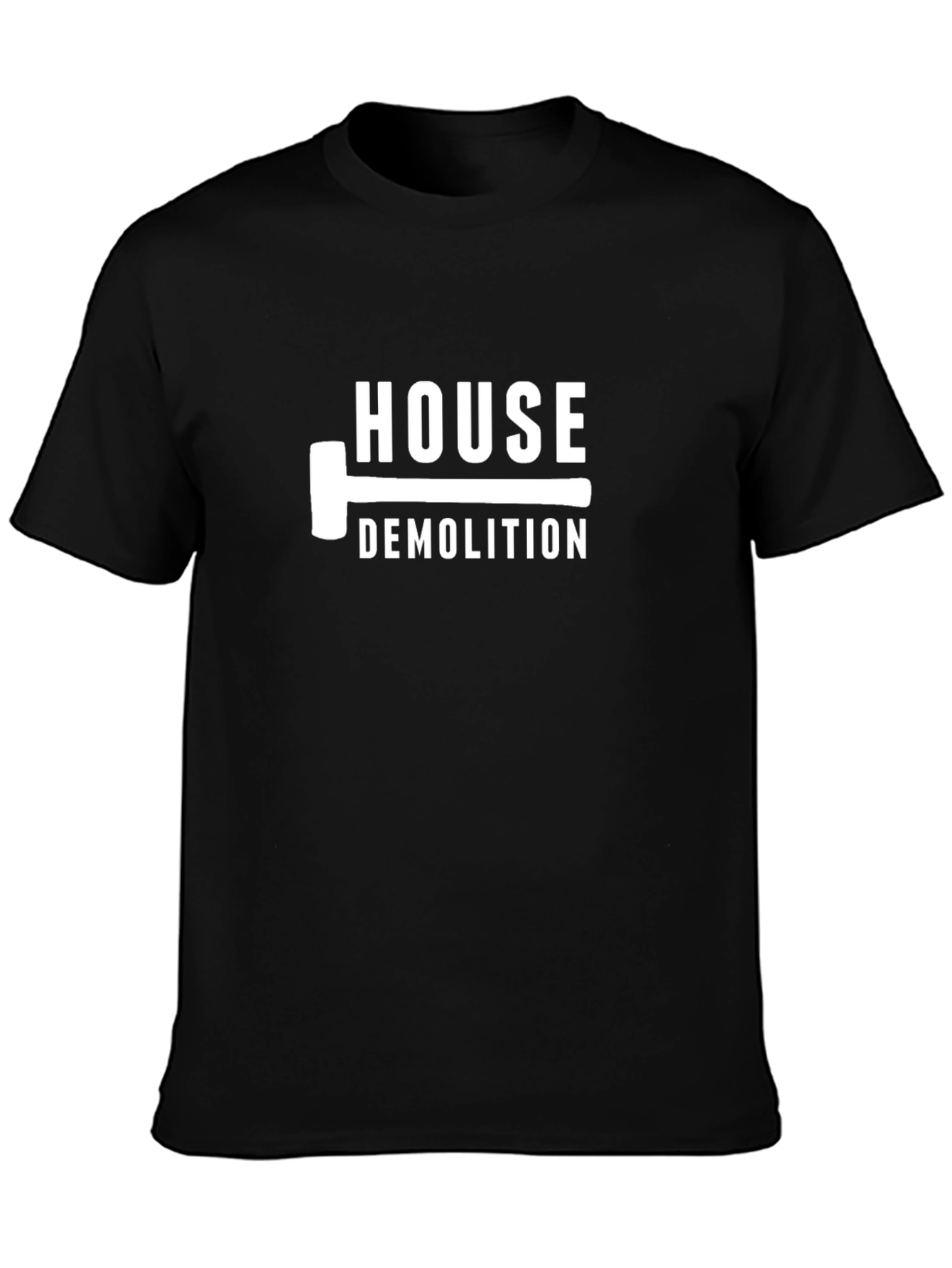 House Demolition Graphic Tee - Black