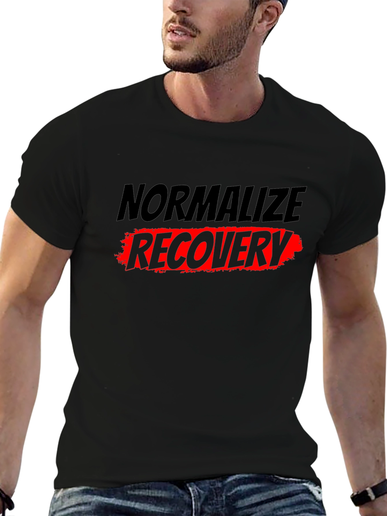Normalize Recovery Graphic Tee - Black