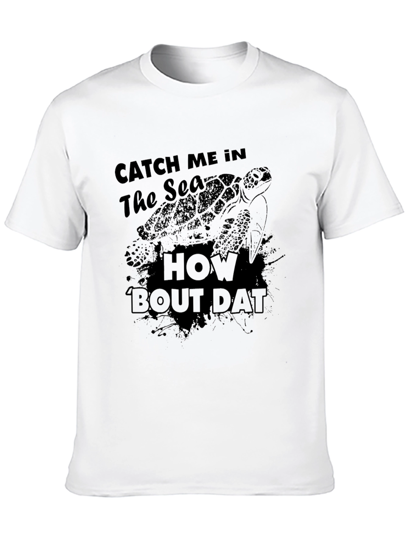 Catch Me In The Sea Turtle Graphic T-Shirt
