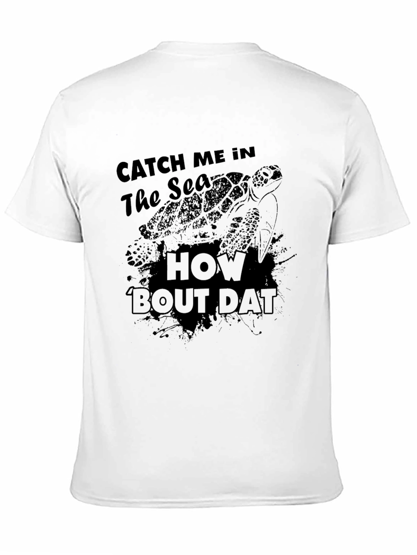 Catch Me In The Sea Turtle Graphic T-Shirt