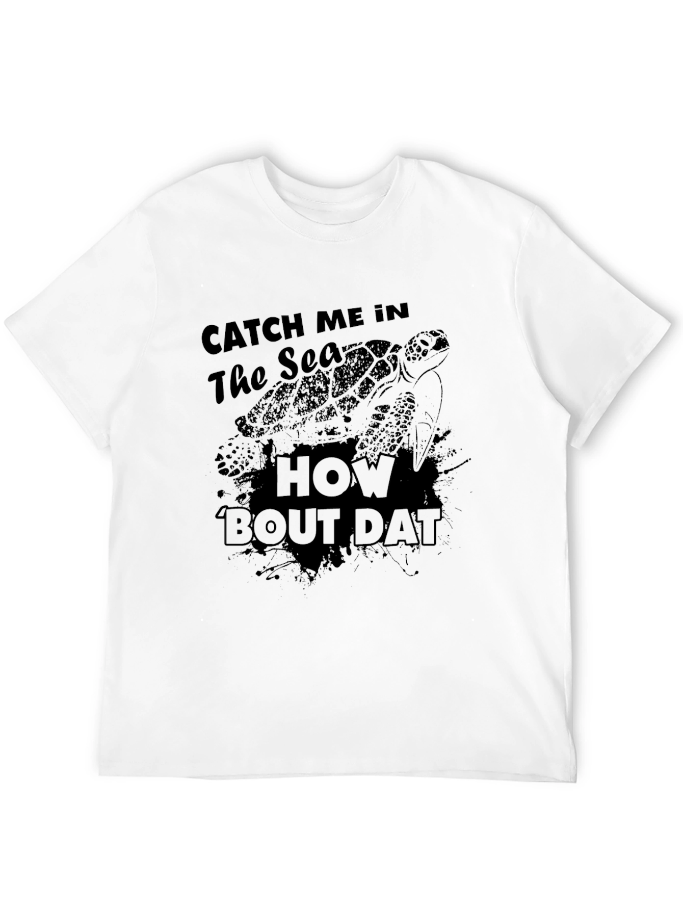 Catch Me In The Sea Turtle Graphic T-Shirt