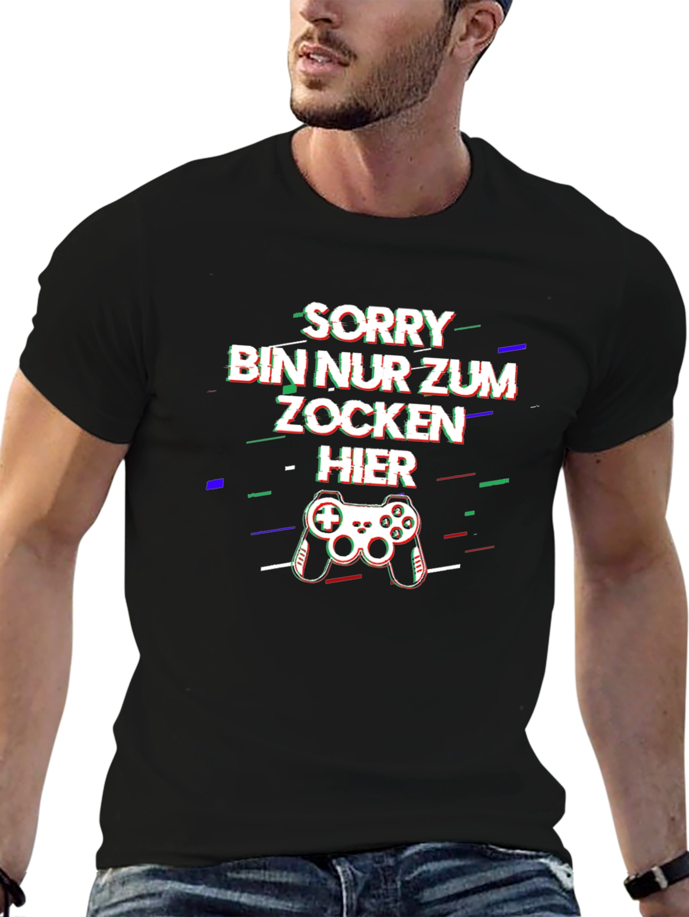 Sorry Bin Nur Zum Zocken Hier T-Shirt