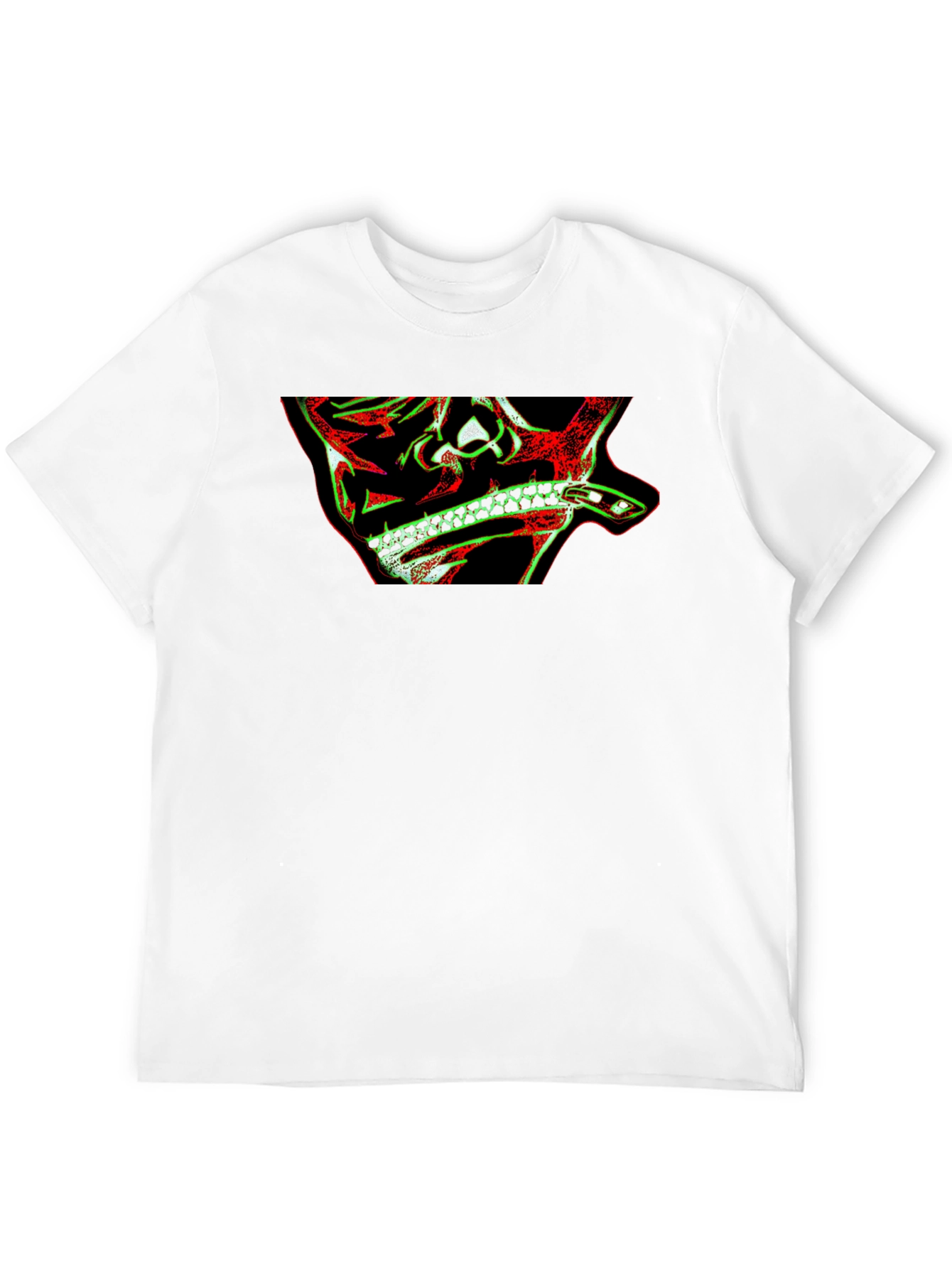 Skull & Snake Graphic Print Black T-Shirt