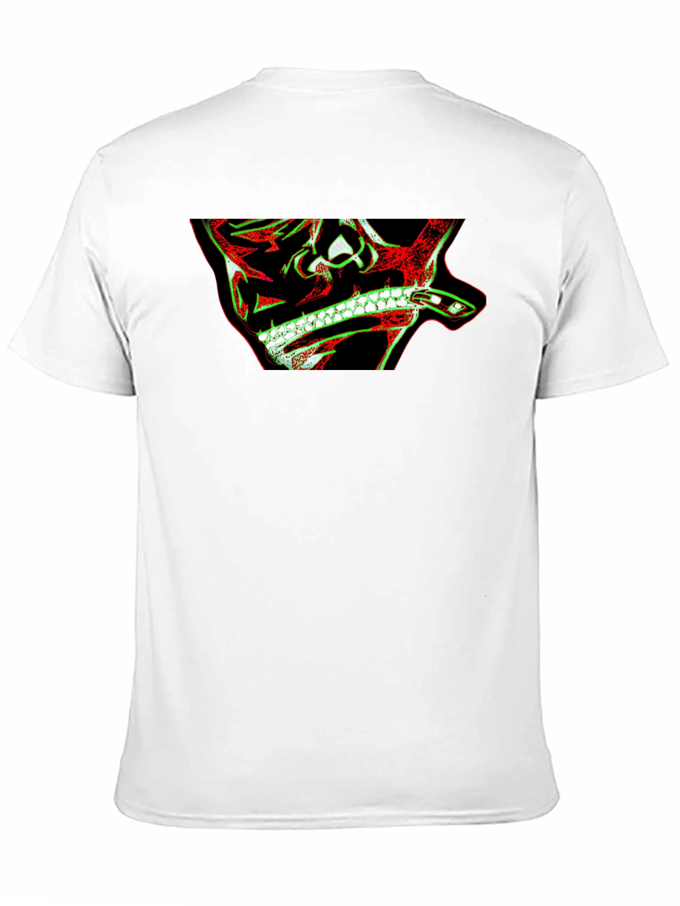 Skull & Snake Graphic Print Black T-Shirt