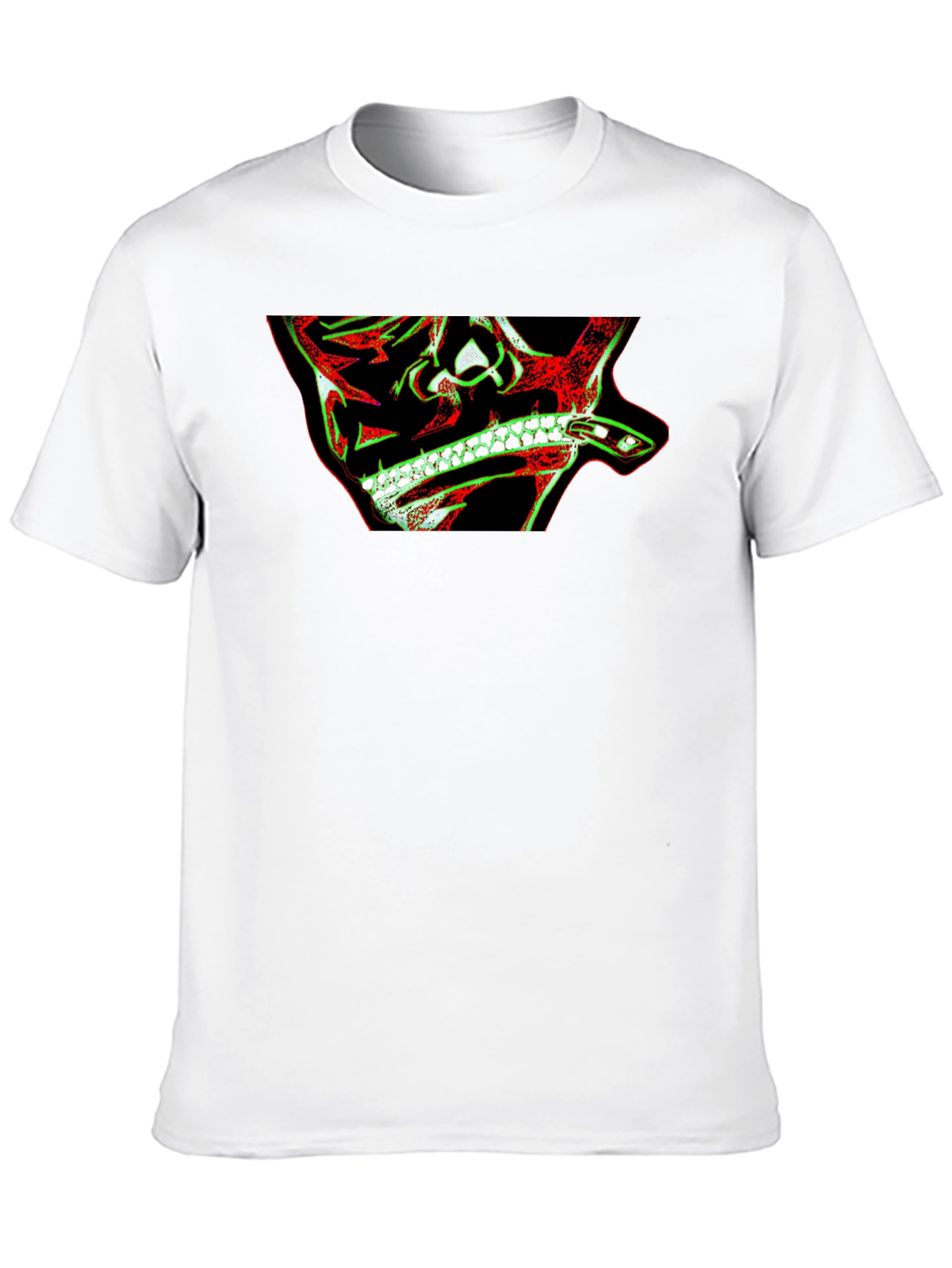 Skull & Snake Graphic Print Black T-Shirt