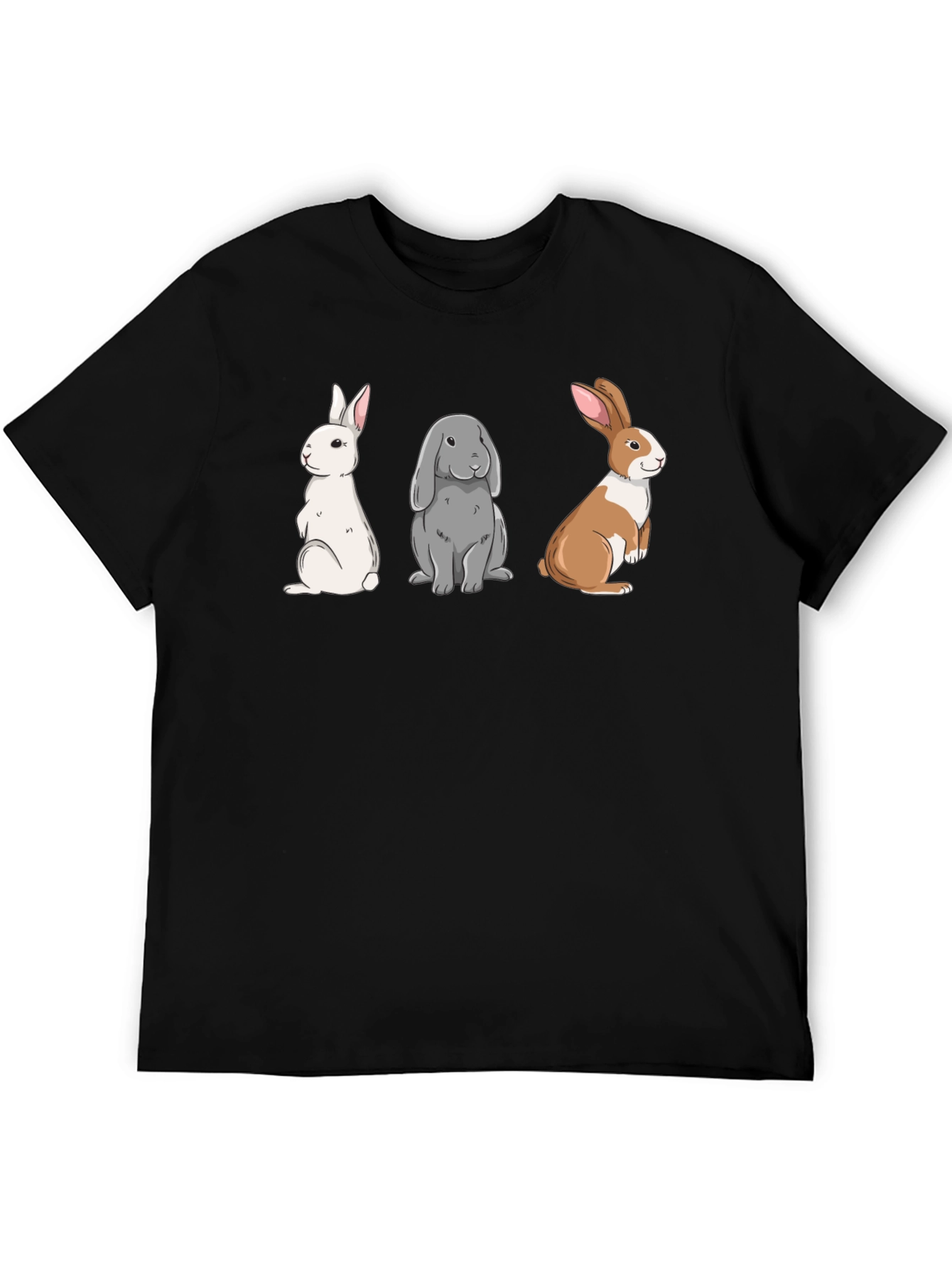 Rabbit Trio Graphic T-Shirt
