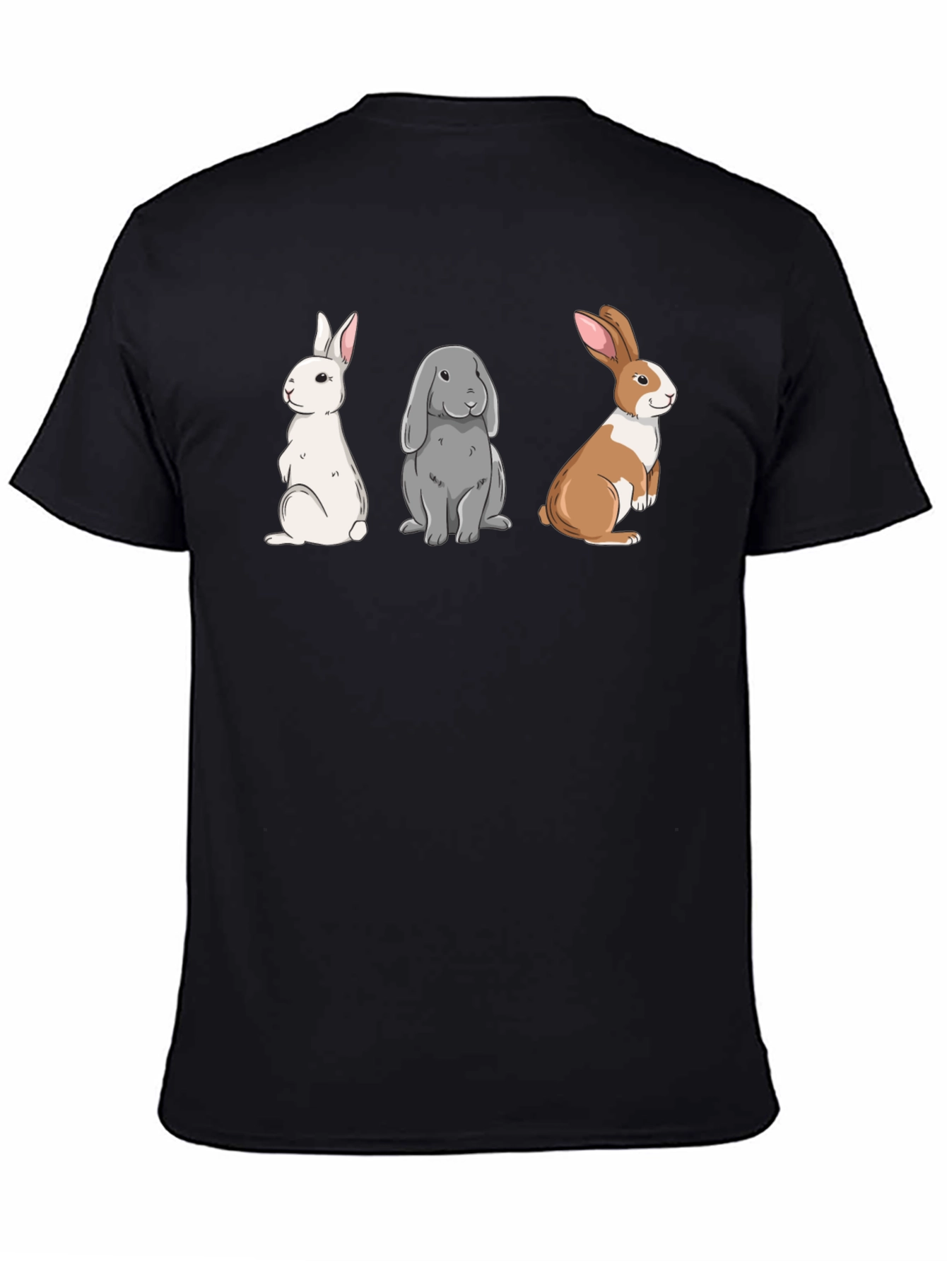 Rabbit Trio Graphic T-Shirt