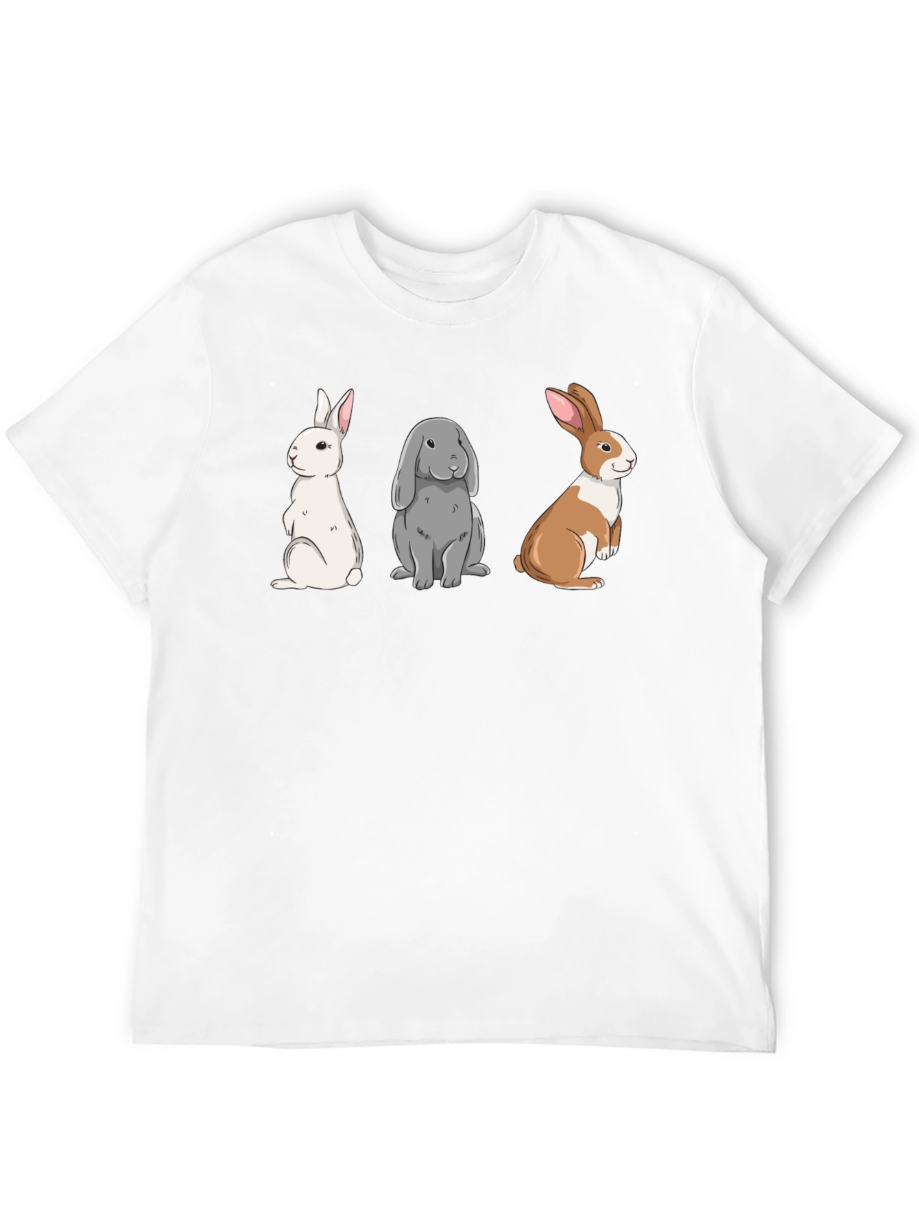 Rabbit Trio Graphic T-Shirt