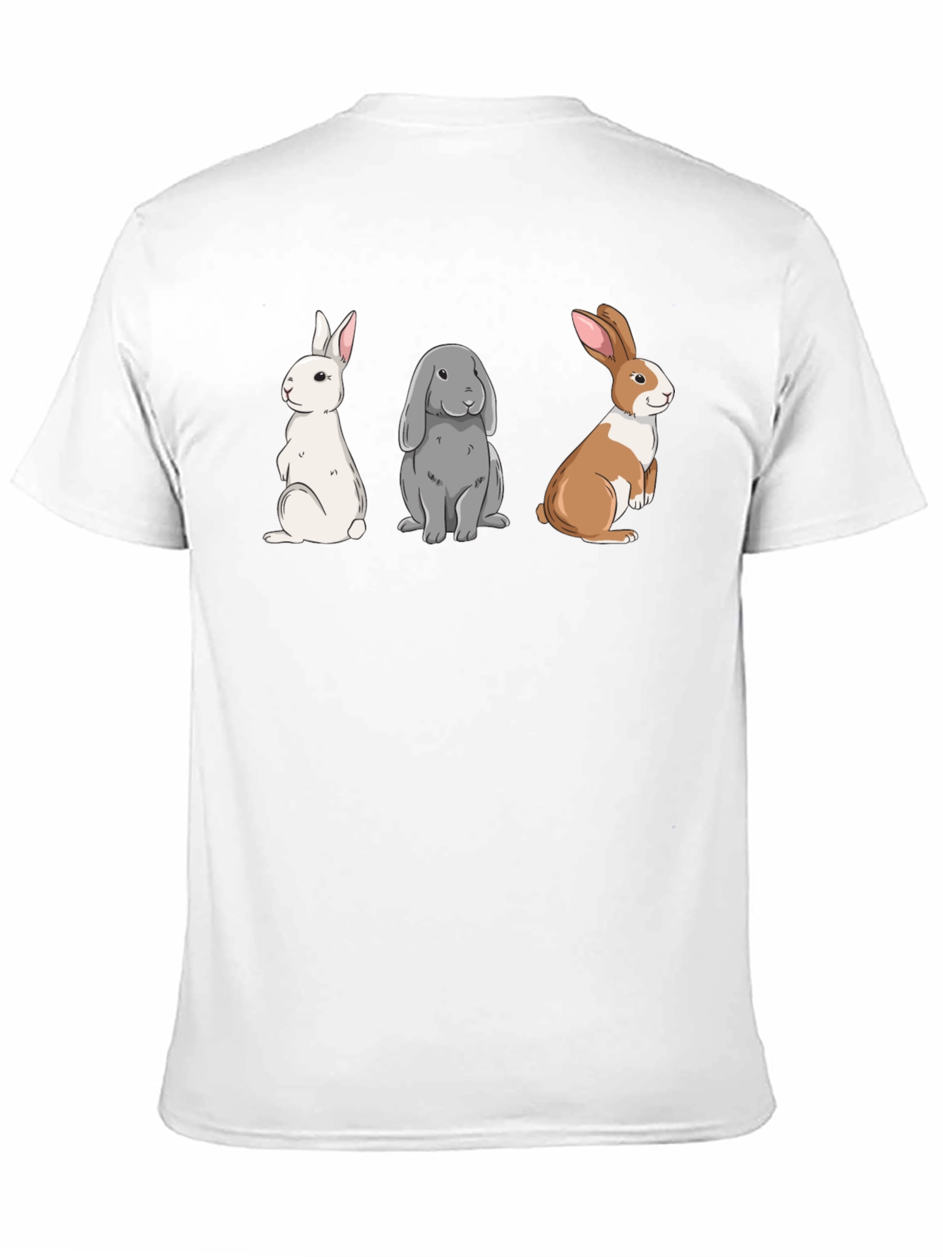 Rabbit Trio Graphic T-Shirt