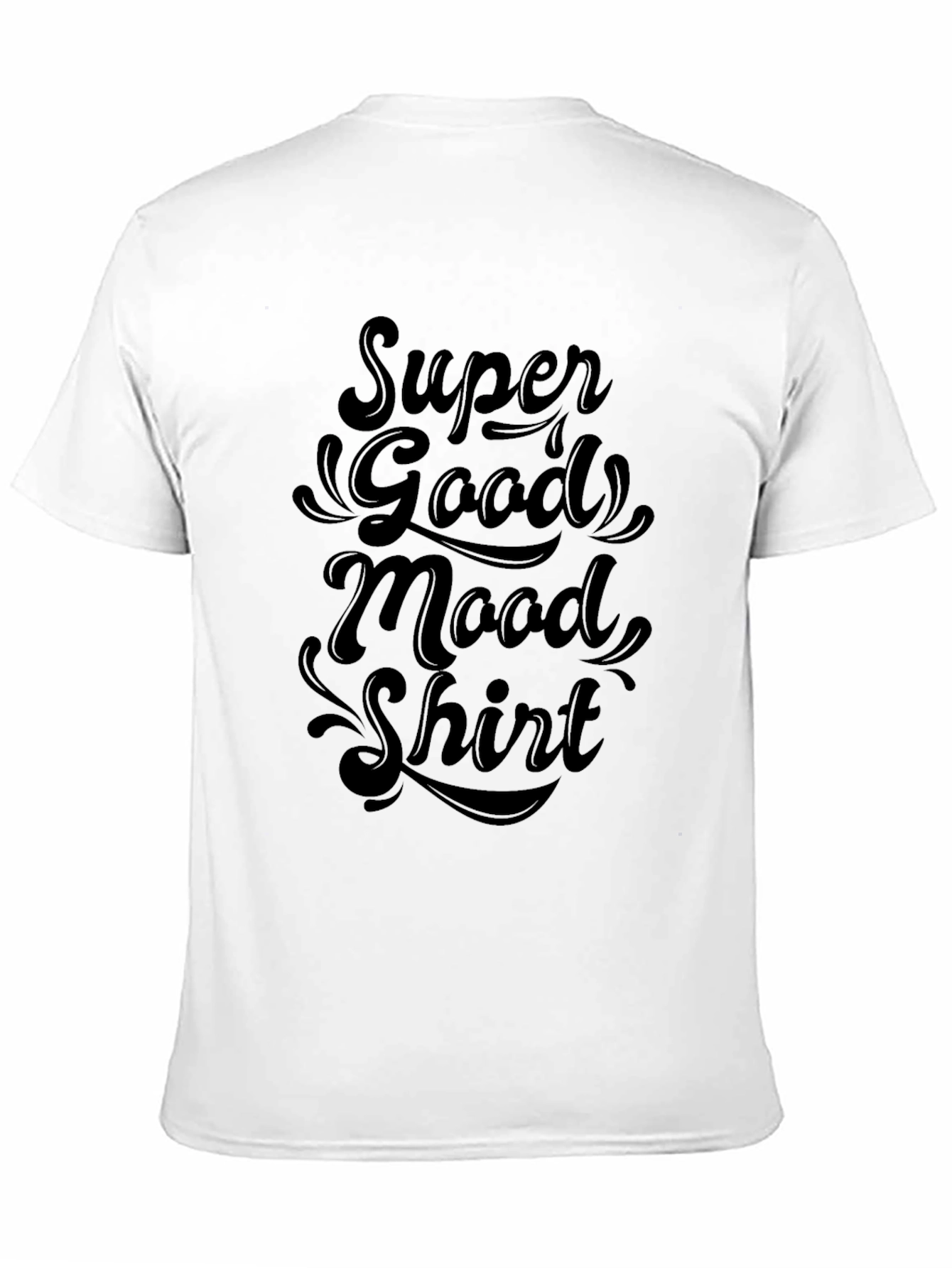 Super Good Mood Shirt - Black Graphic Tee