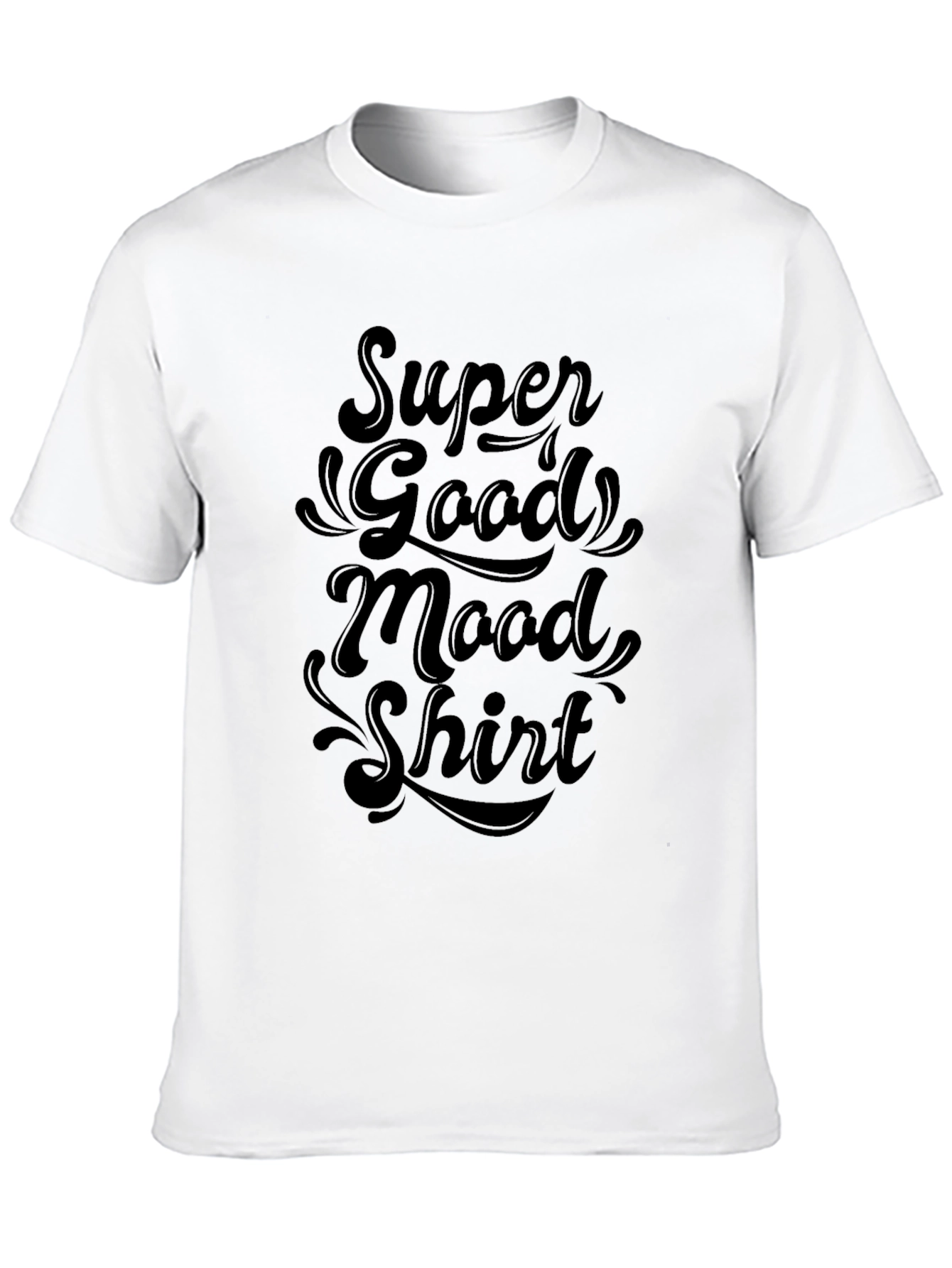Super Good Mood Shirt - Black Graphic Tee