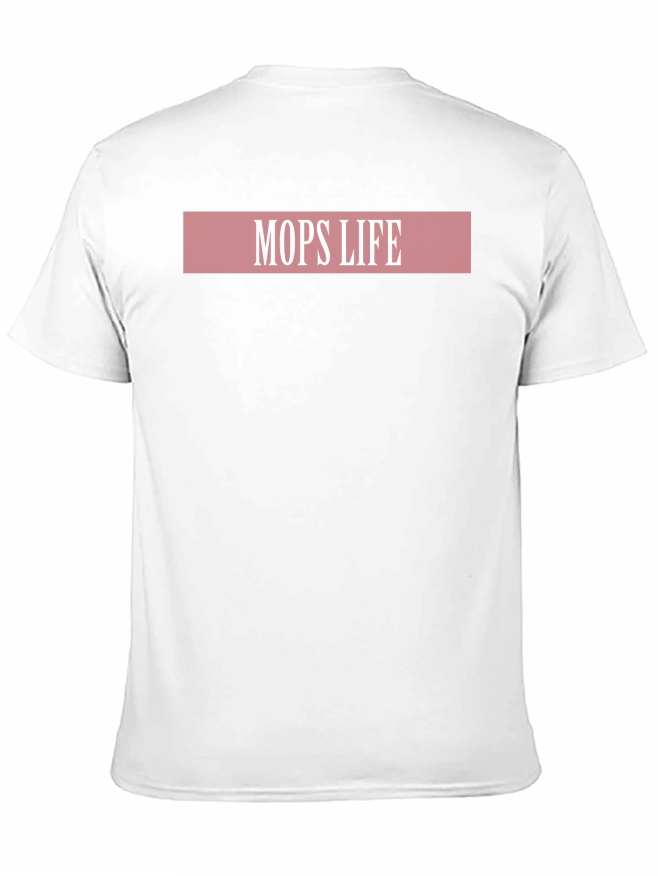 MOPS LIFE Graphic Tee - Stylish Black T-Shirt