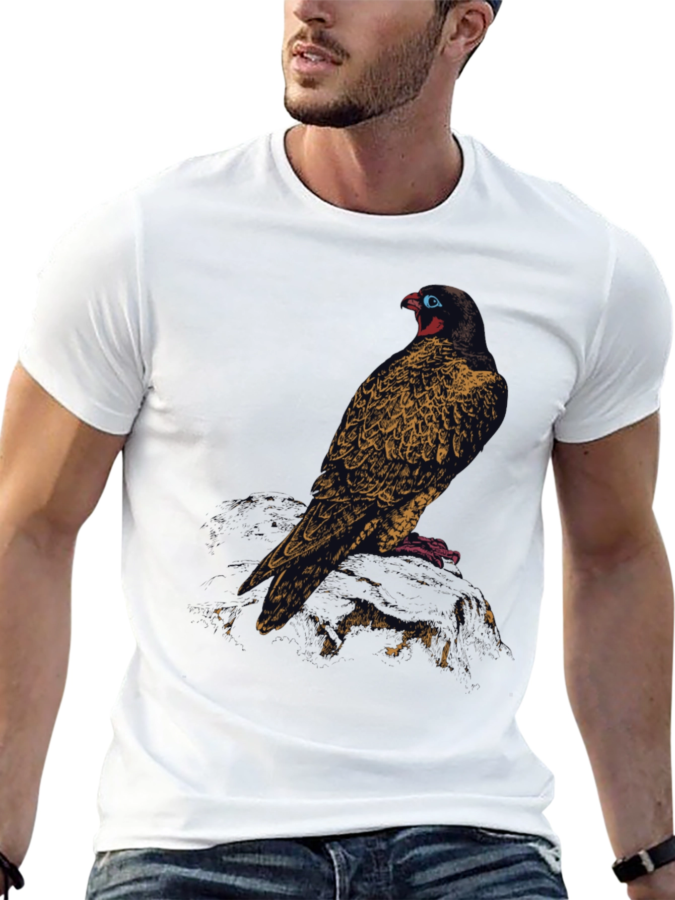 Raven Graphic Black T-Shirt