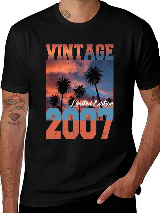 Vintage 2007 Limited Edition Palm Tree T-Shirt