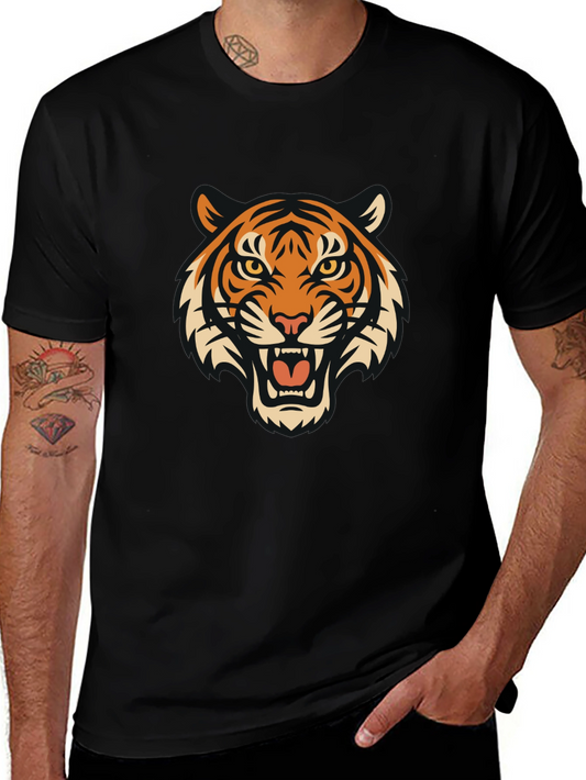 Black Tiger Graphic Tee - Fierce Style
