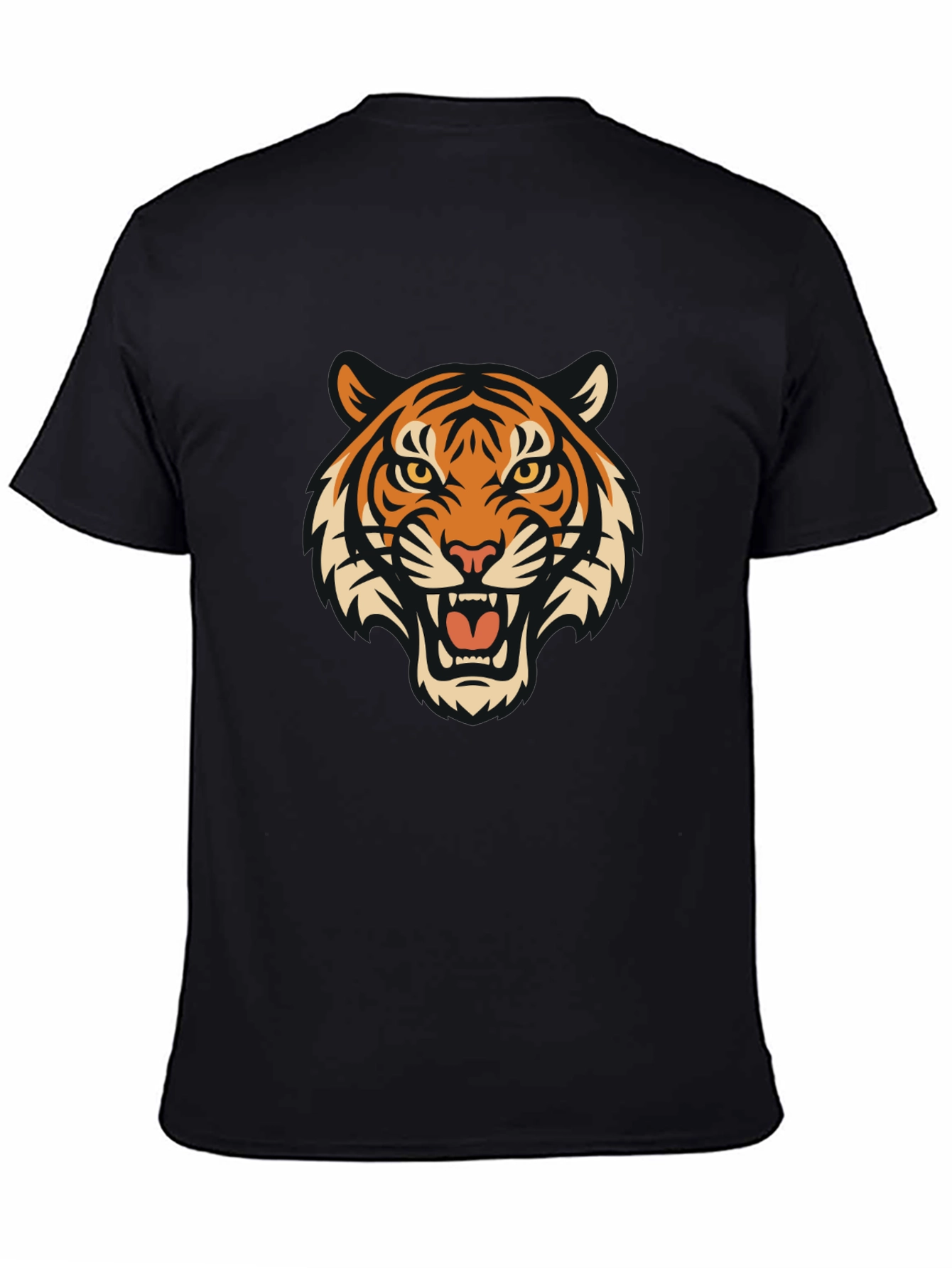 Black Tiger Graphic Tee - Fierce Style