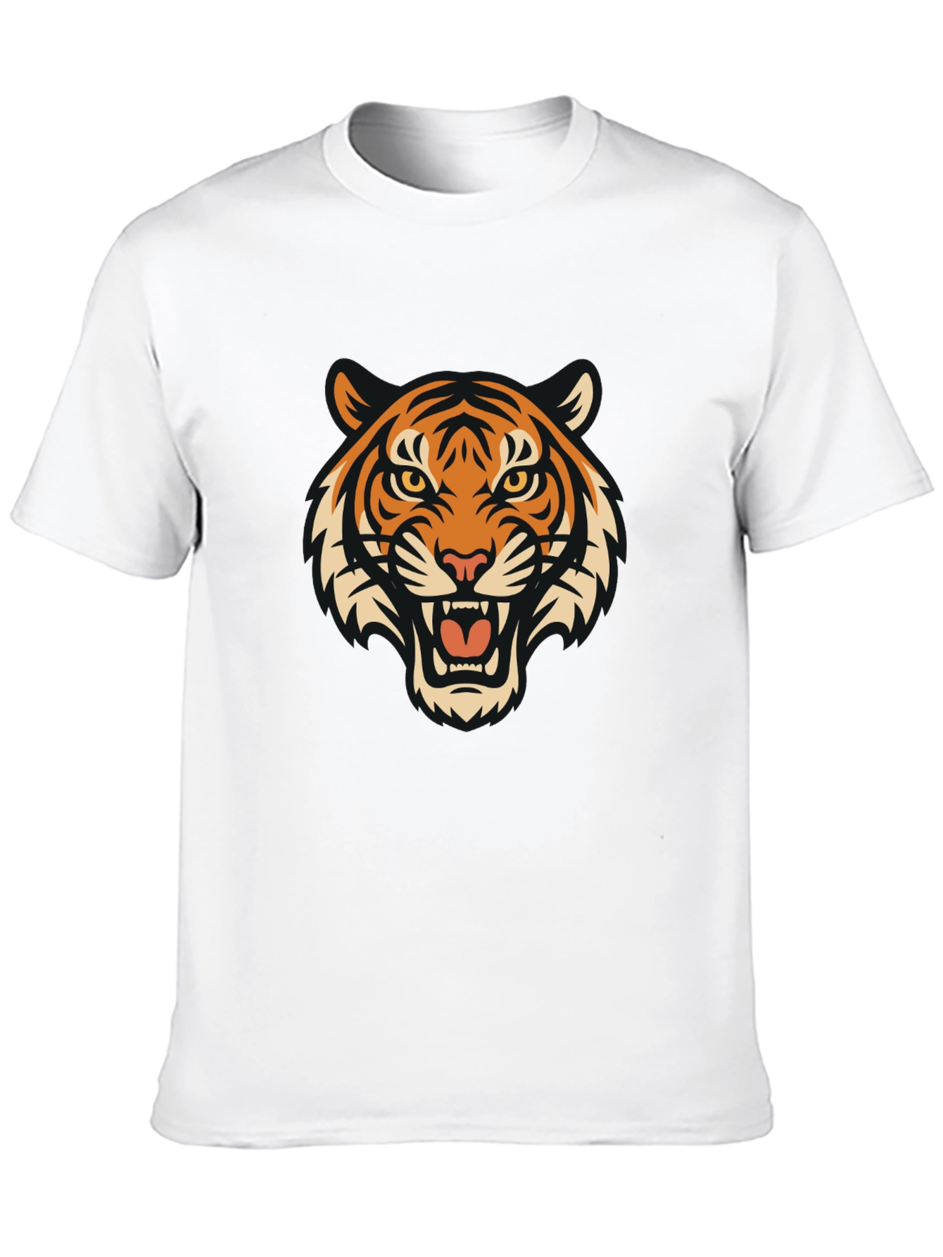 Black Tiger Graphic Tee - Fierce Style