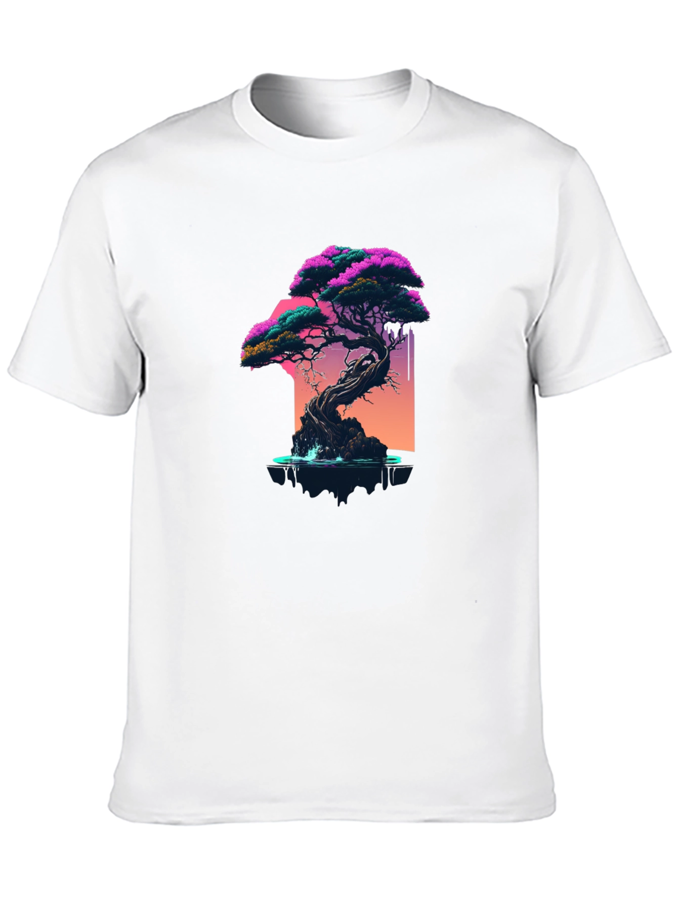 Bonsai Tree Graphic Tee - Stylish Casual Wear