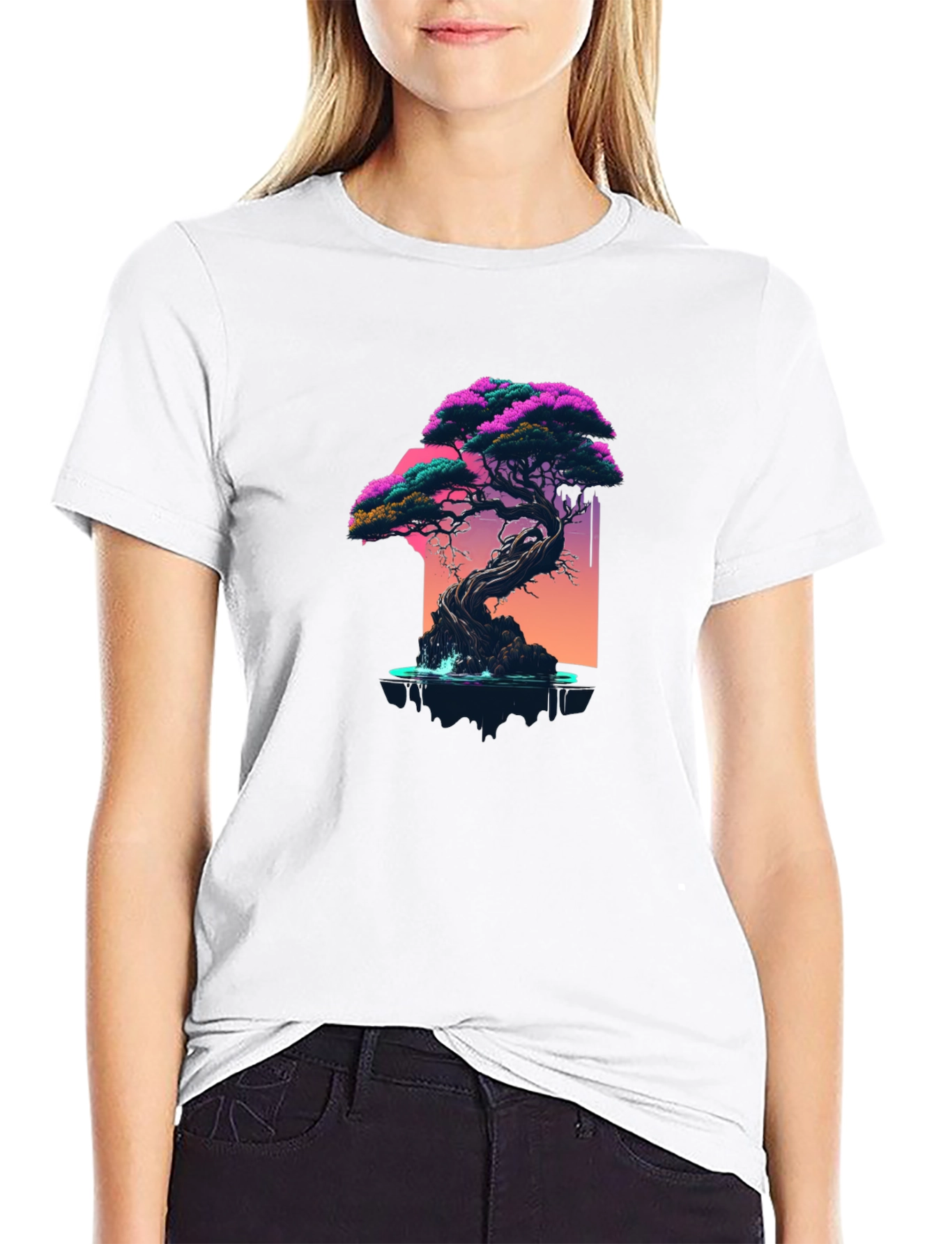 Bonsai Tree Graphic Tee - Stylish Casual Wear