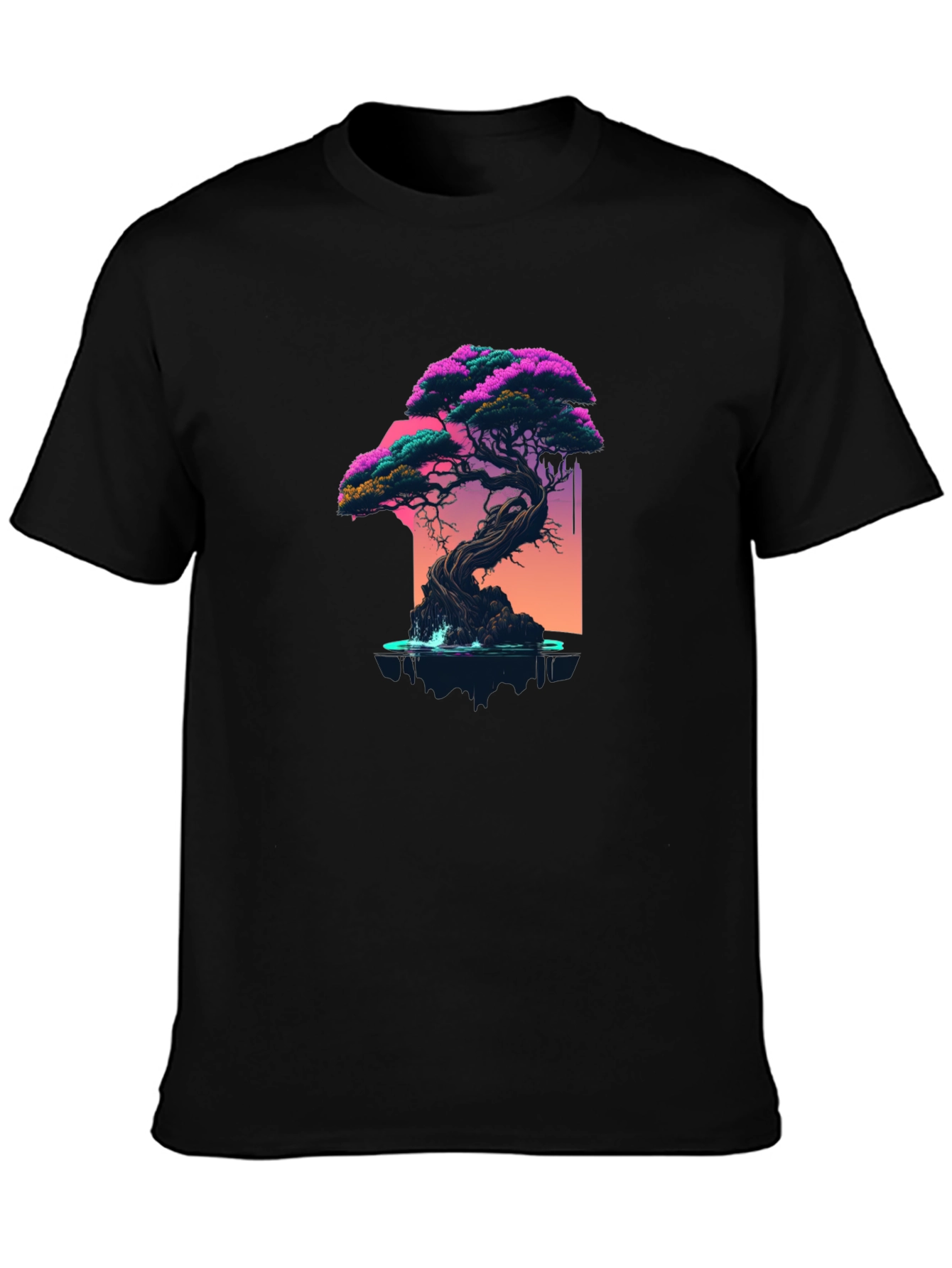 Bonsai Tree Graphic Tee - Stylish Casual Wear