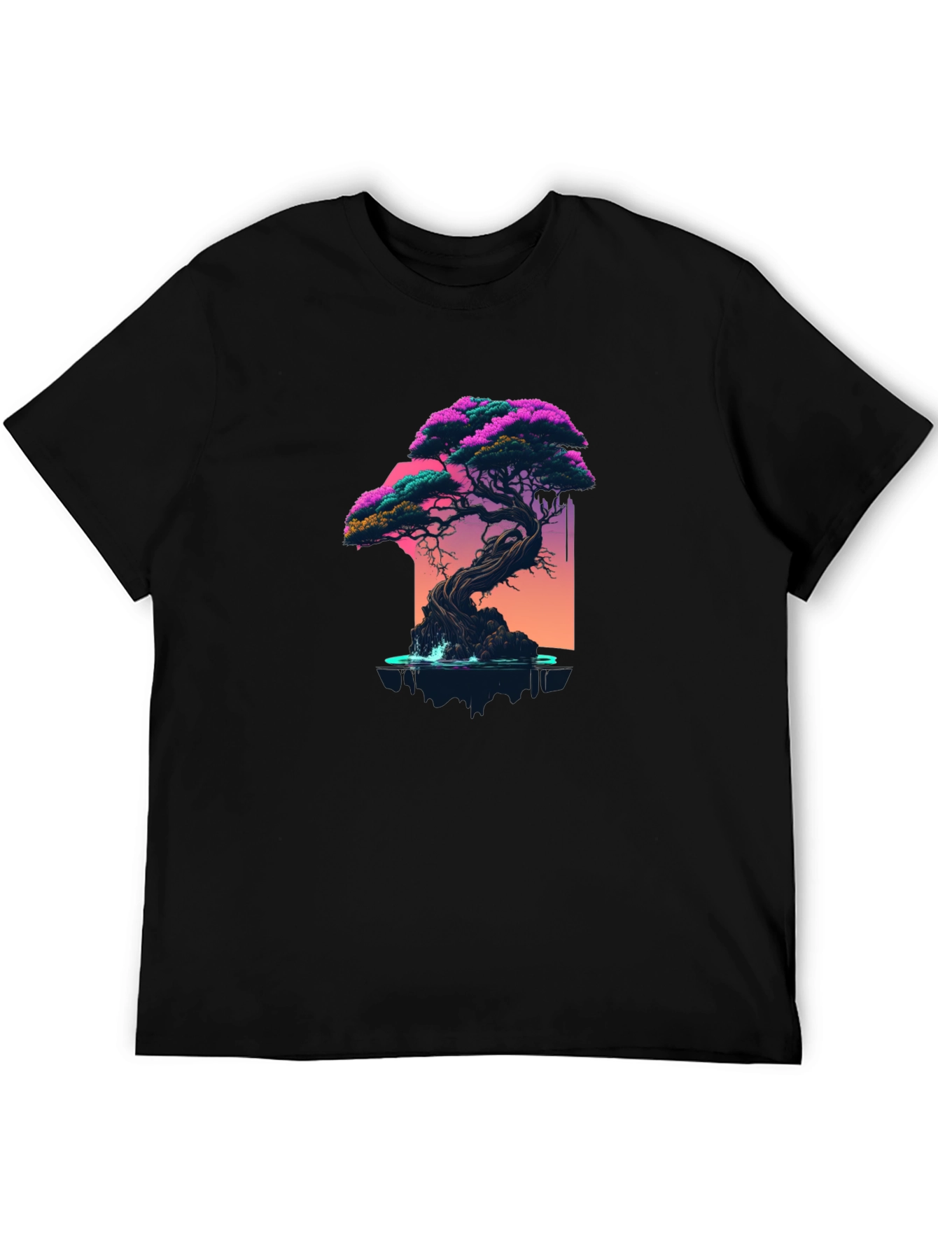 Bonsai Tree Graphic Tee - Stylish Casual Wear
