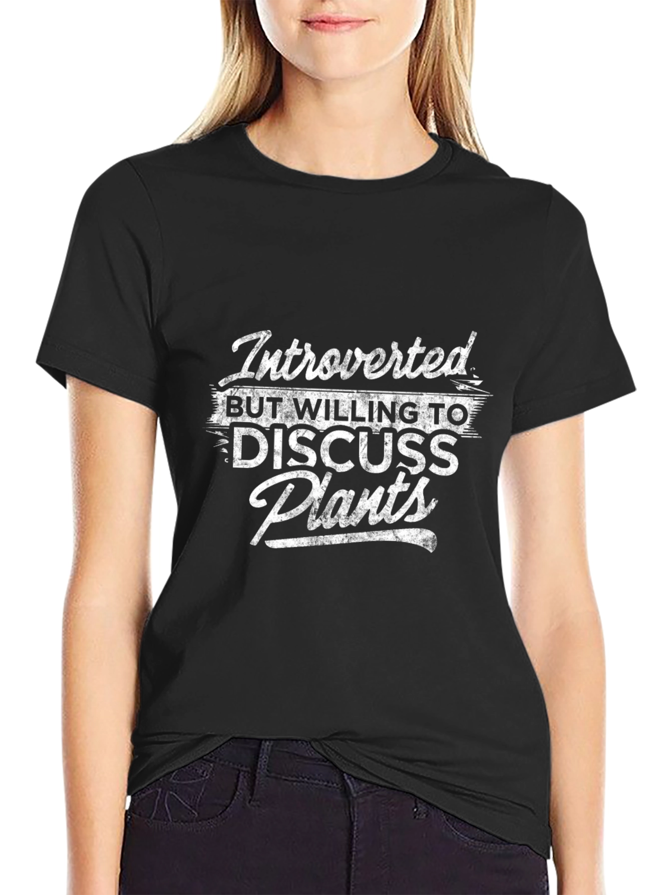 Introverted Plants T-Shirt - Discuss Plants