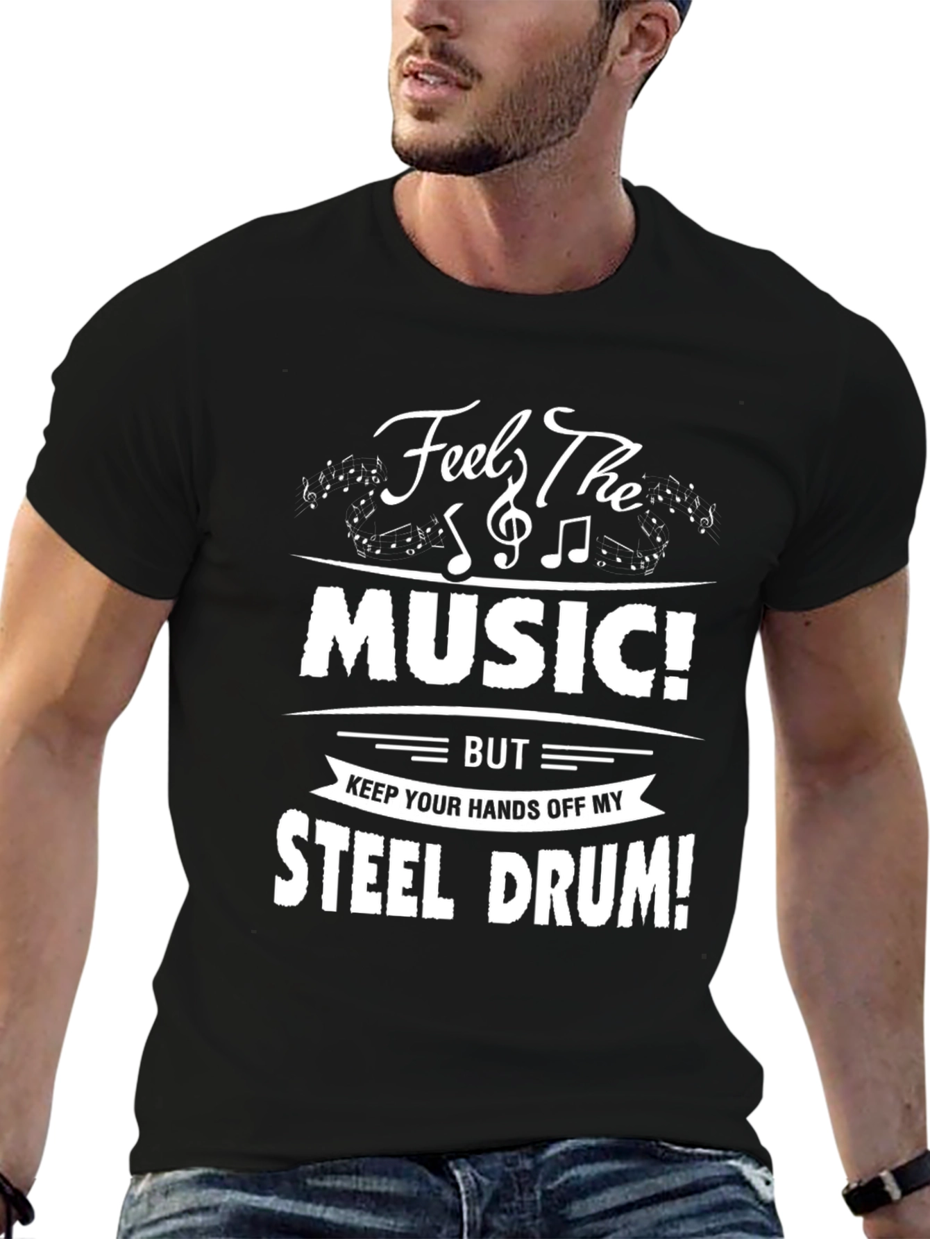 Feel The Music! Steel Drum T-Shirt