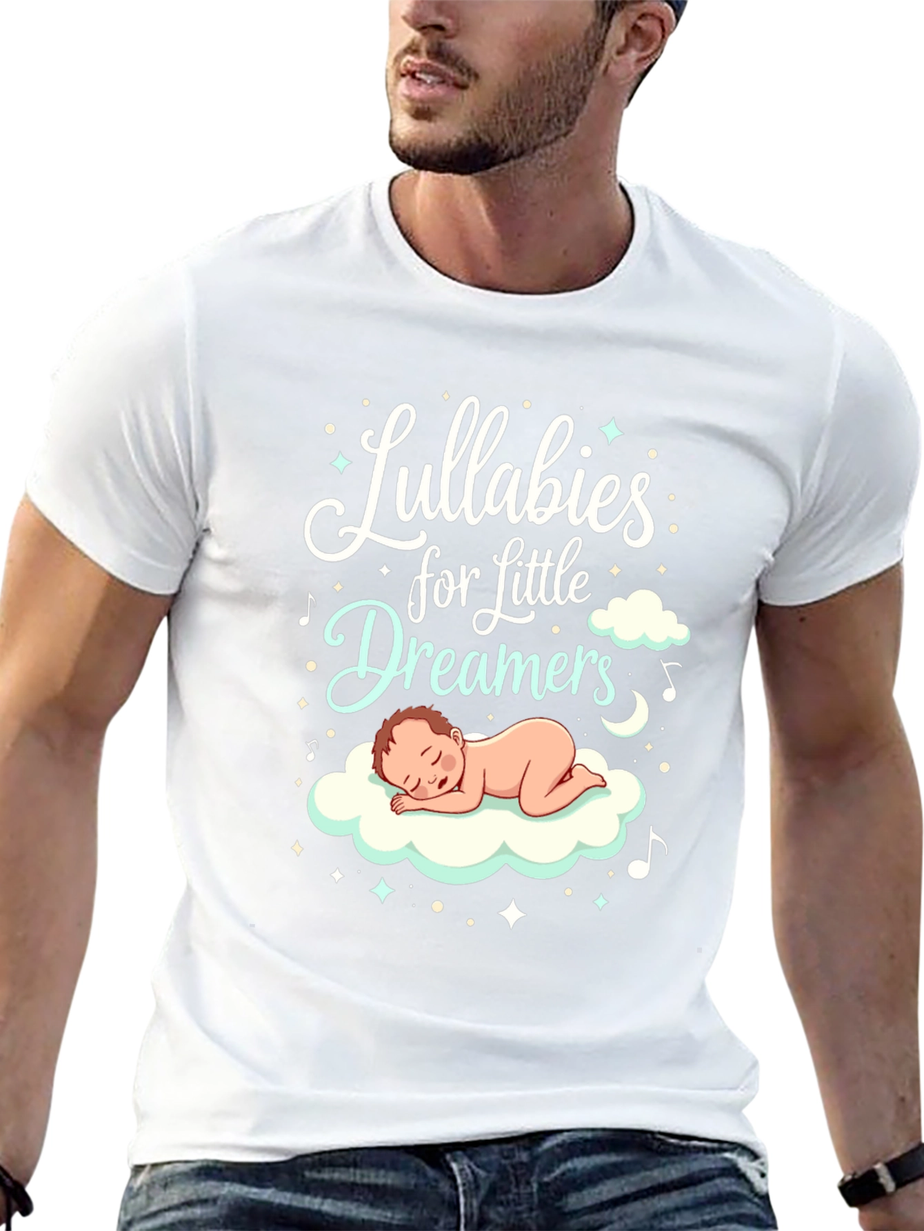 Lullabies for Little Dreamers Black Graphic Tee