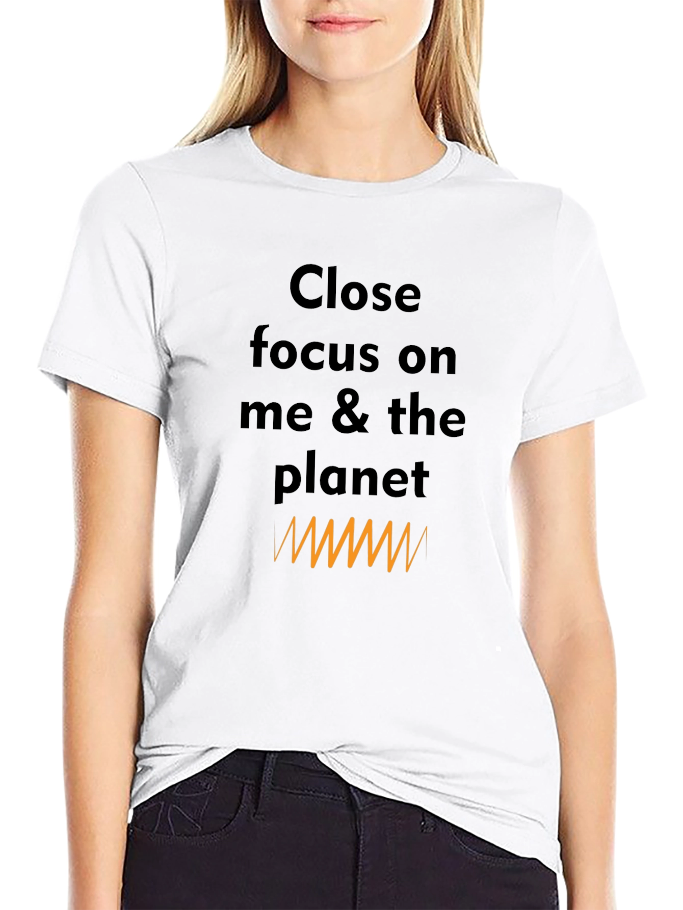 Close Focus Graphic Tee - Unisex Black T-Shirt