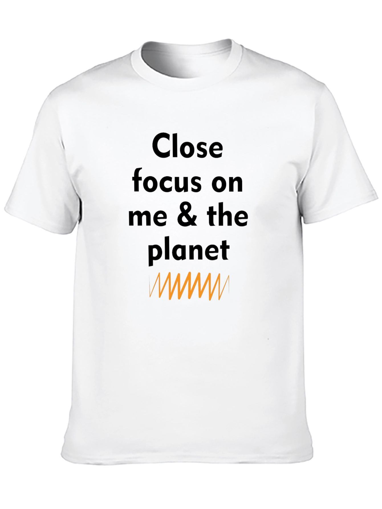 Close Focus Graphic Tee - Unisex Black T-Shirt