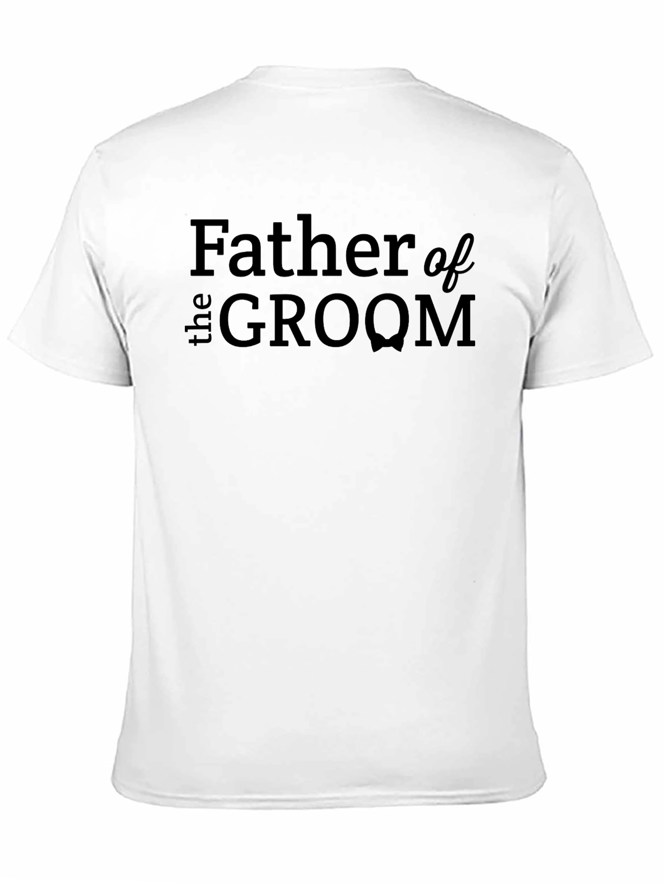 Father of the Groom Black T-Shirt