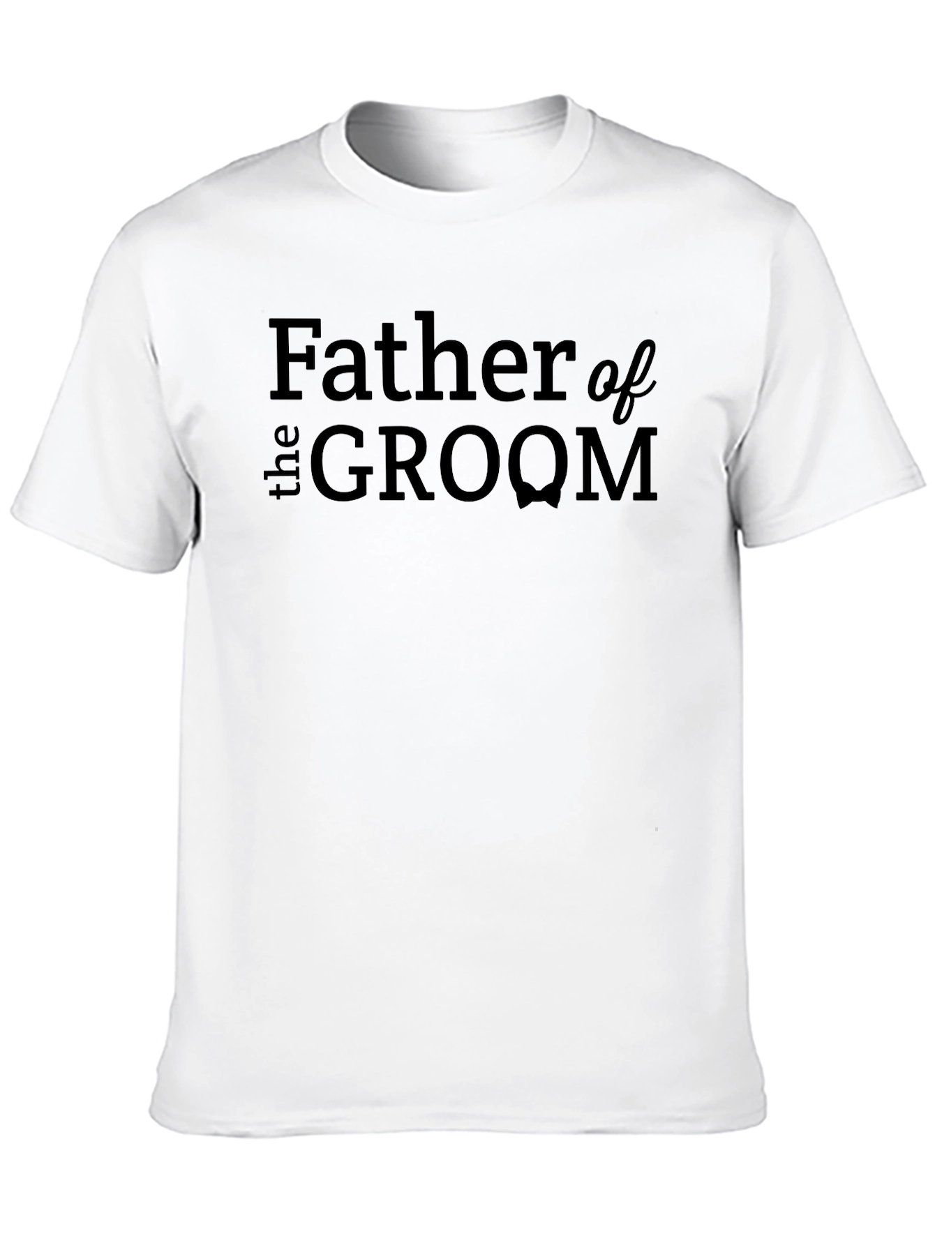 Father of the Groom Black T-Shirt