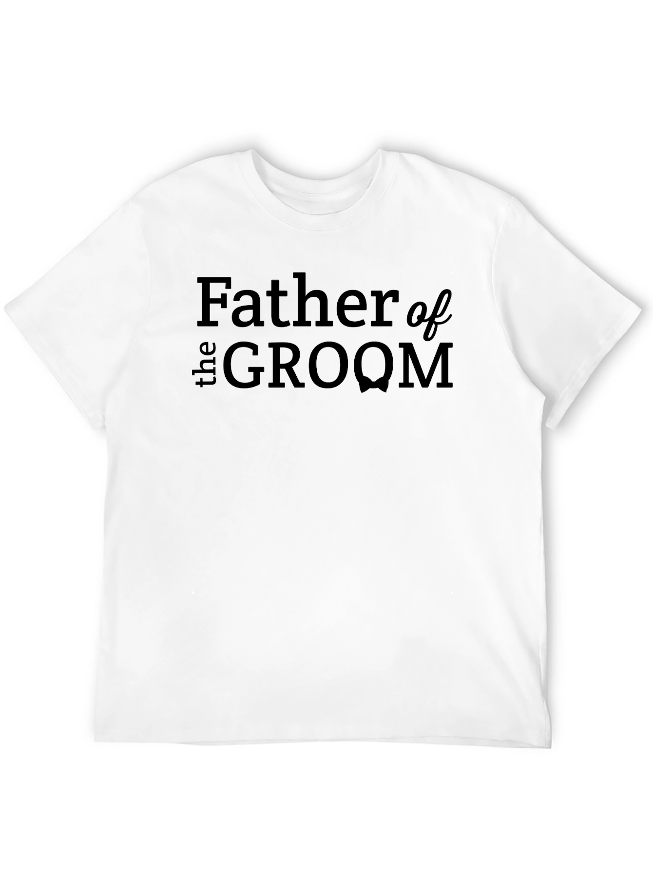 Father of the Groom Black T-Shirt