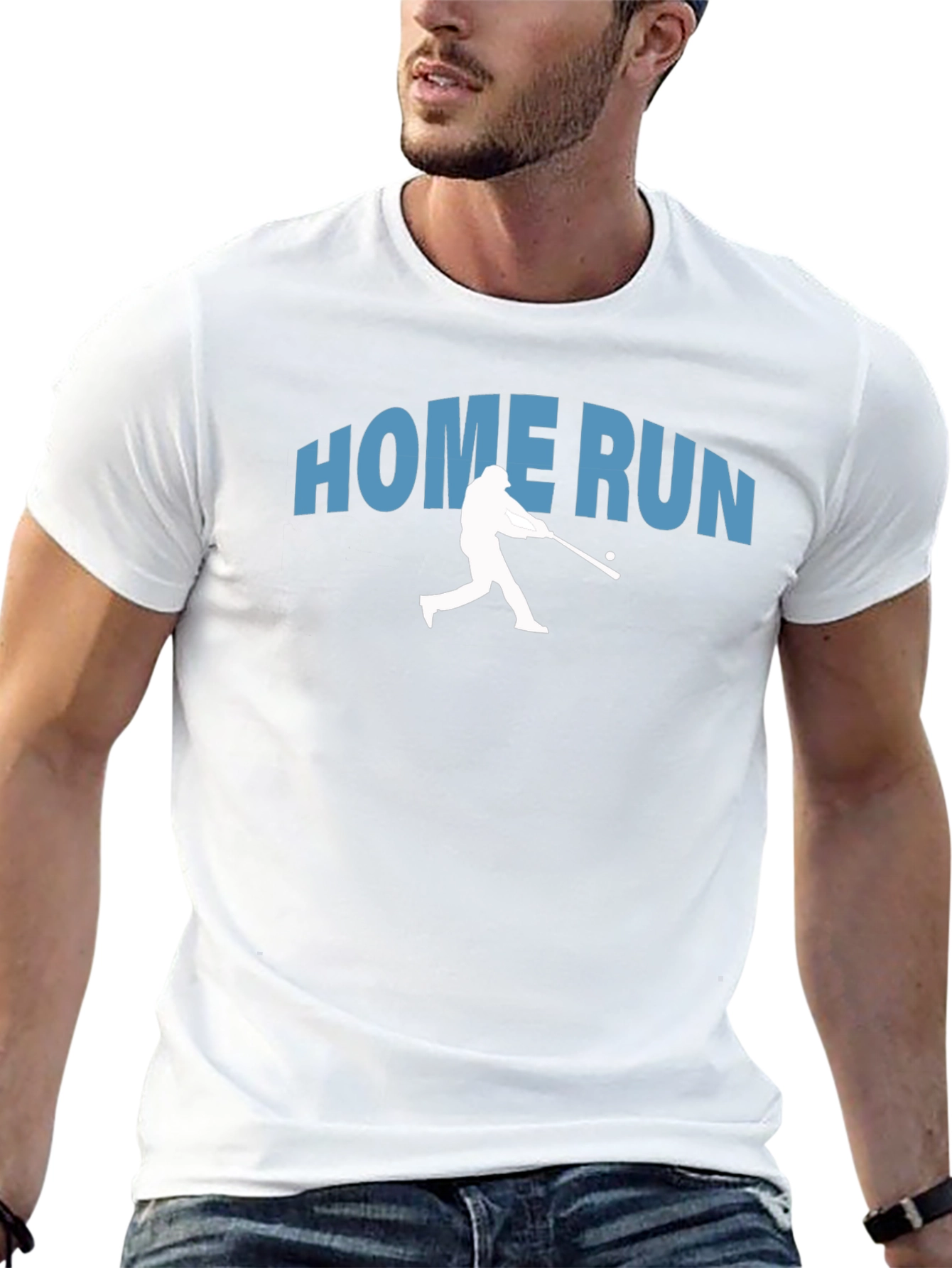 Home Run Baseball Graphic T-Shirt