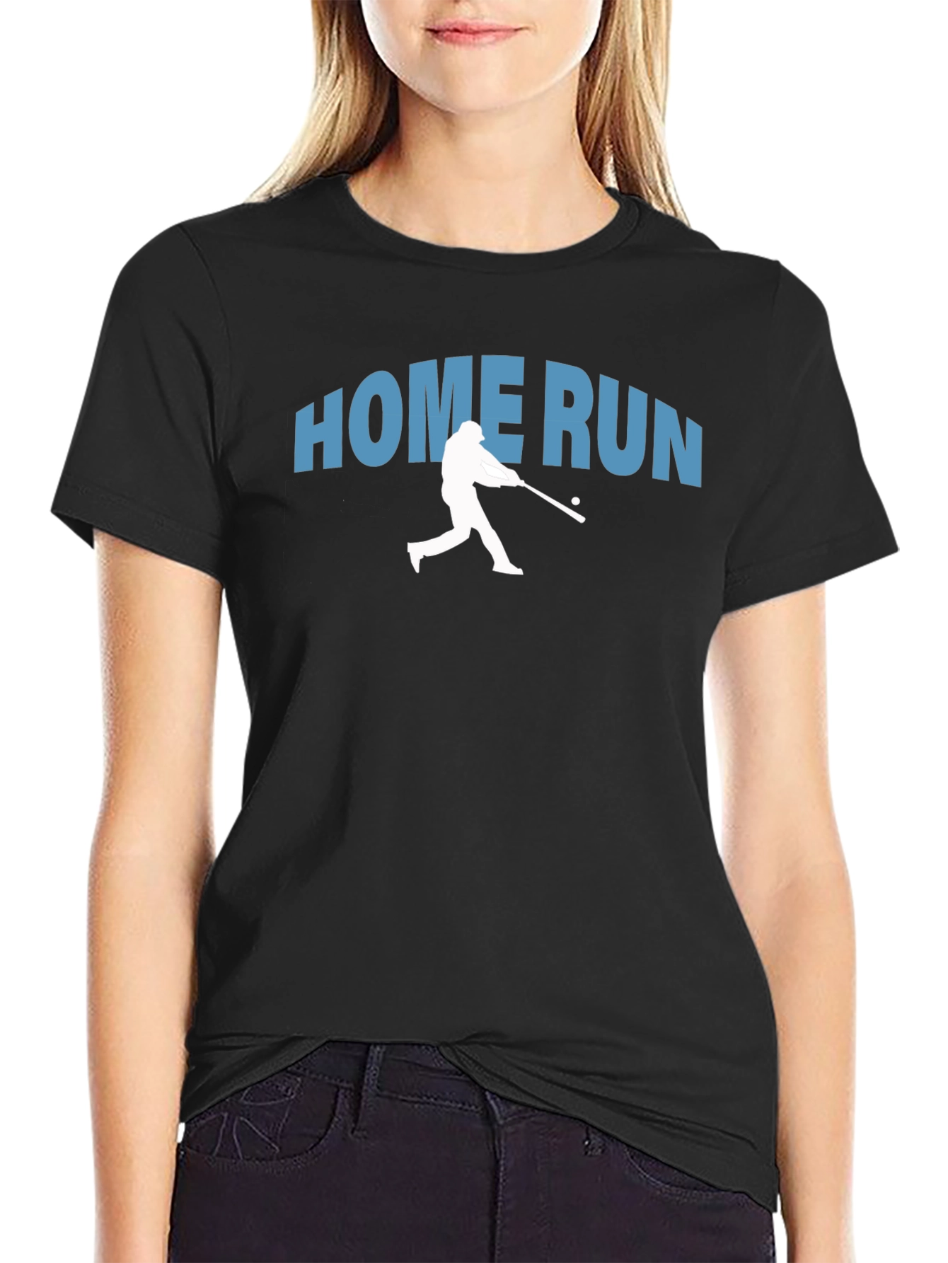 Home Run Baseball Graphic T-Shirt