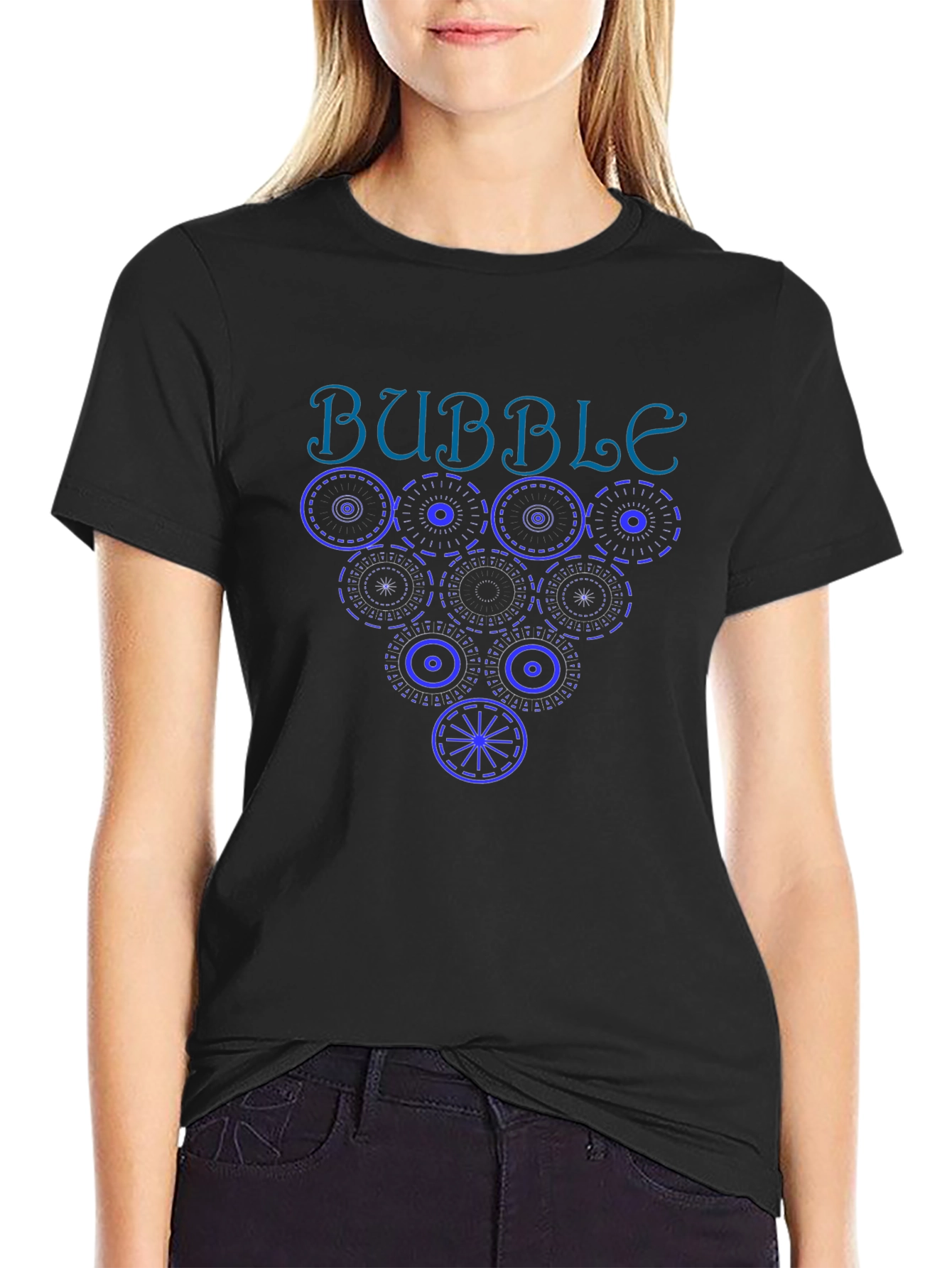Bubble Graphic T-Shirt - Black