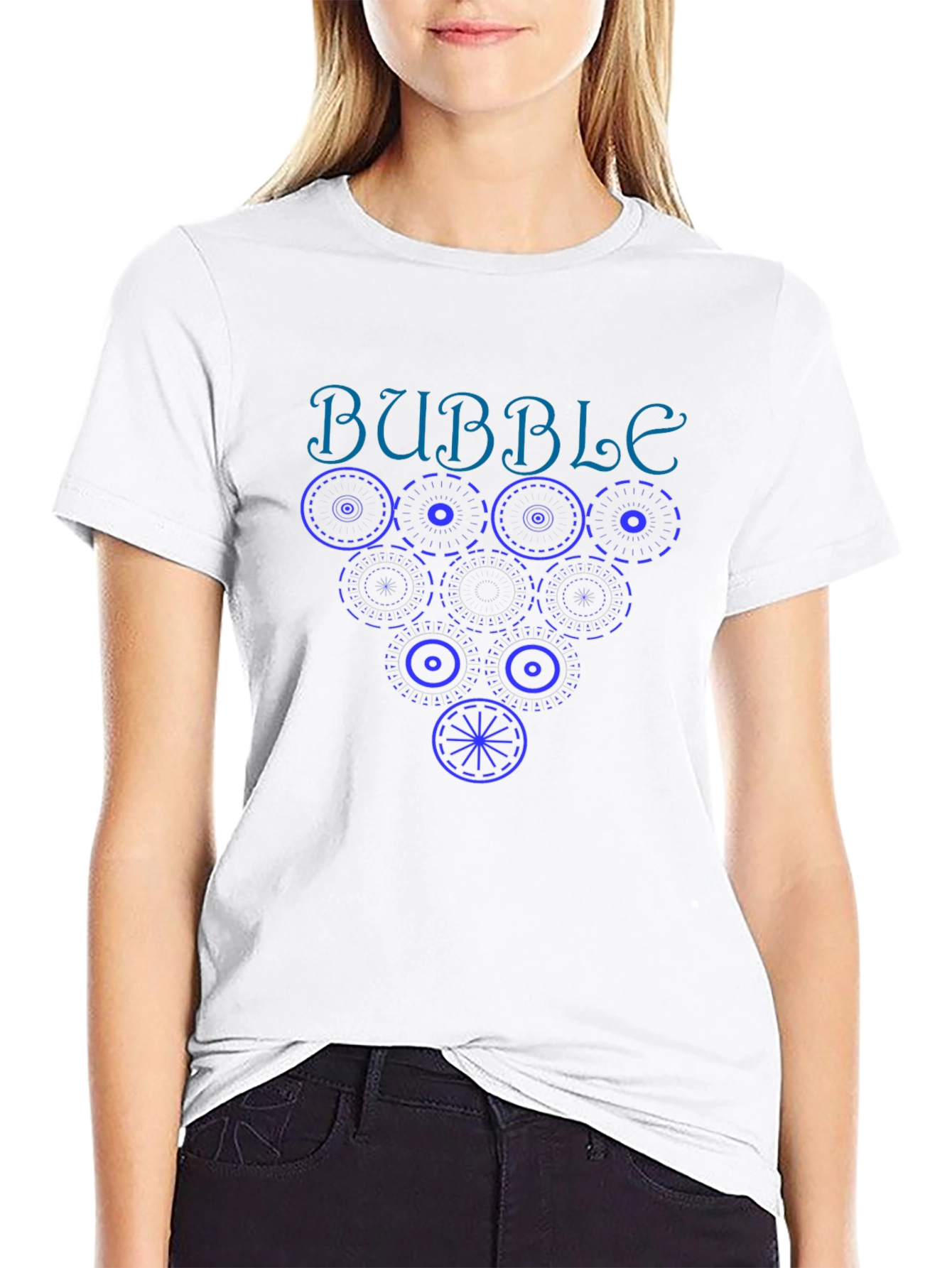 Bubble Graphic T-Shirt - Black