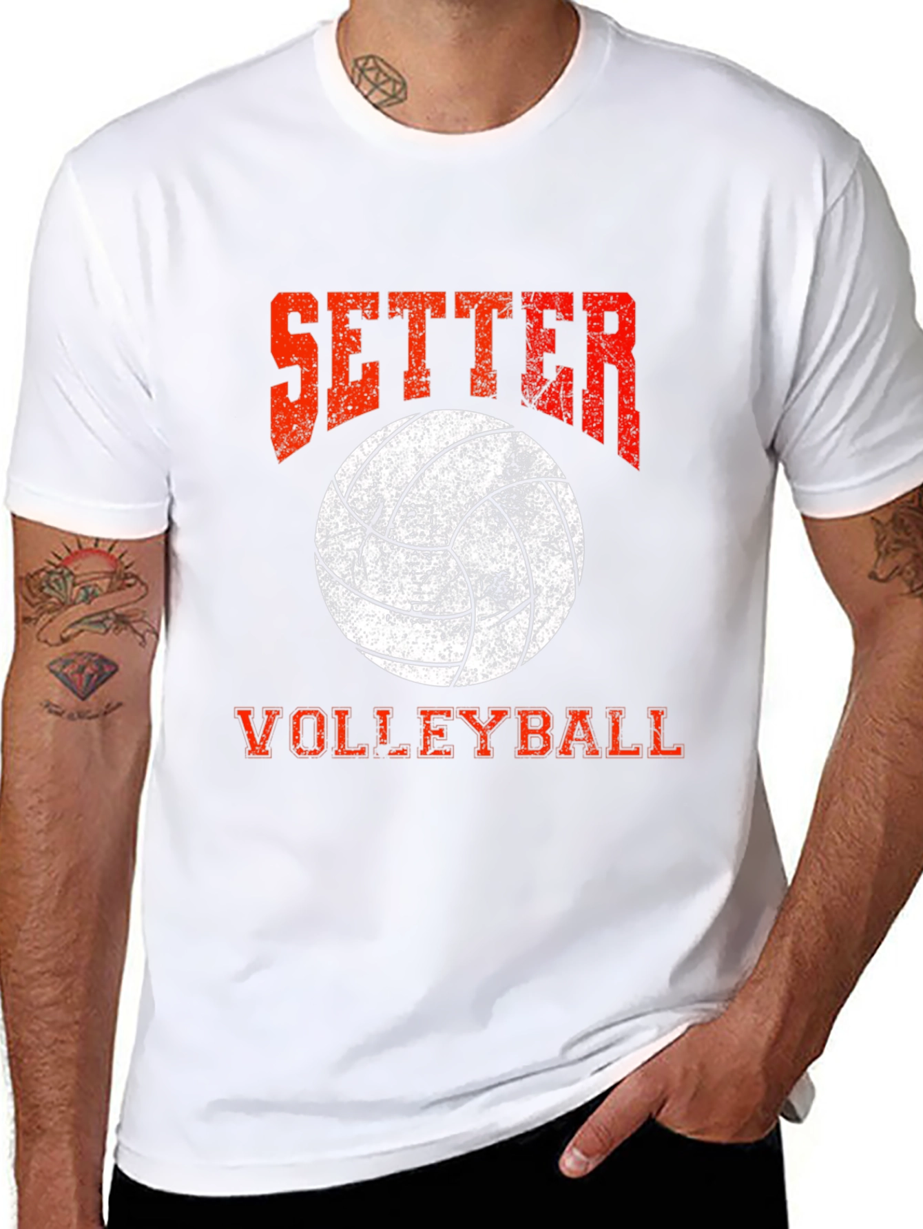Setter Volleyball Graphic T-Shirt