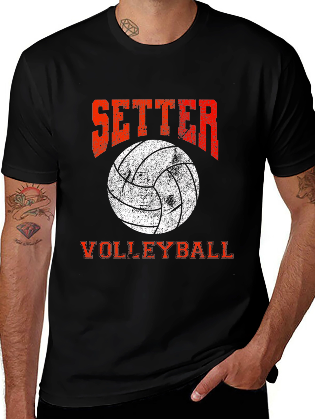 Setter Volleyball Graphic T-Shirt