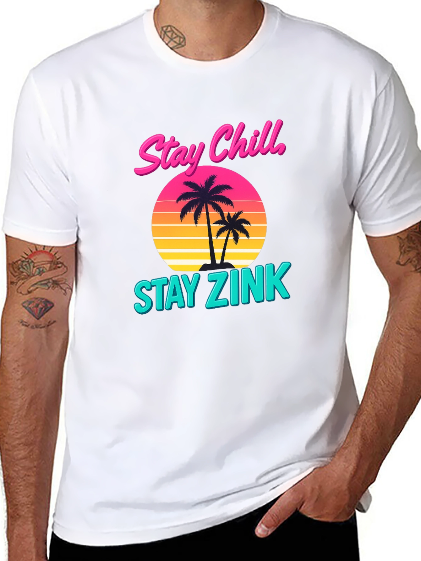 Stay Chill Stay Zink Graphic T-Shirt