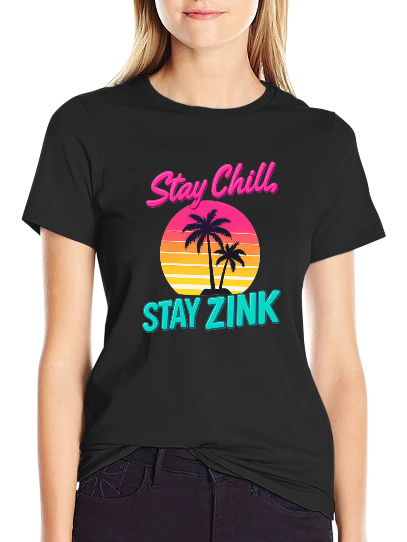 Stay Chill Stay Zink Graphic T-Shirt