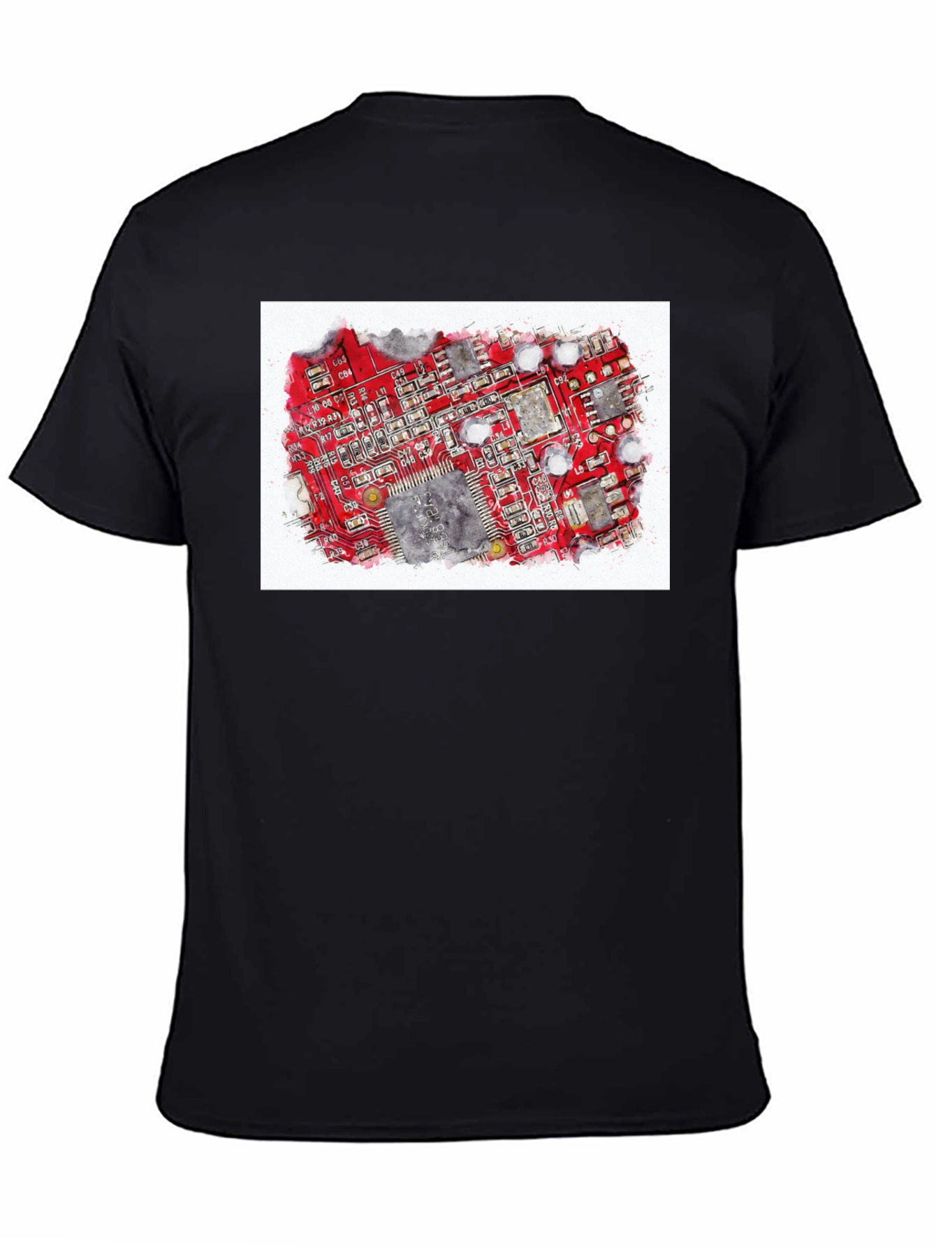 Circuit Board Graphic T-Shirt - Tech Enthusiast Tee