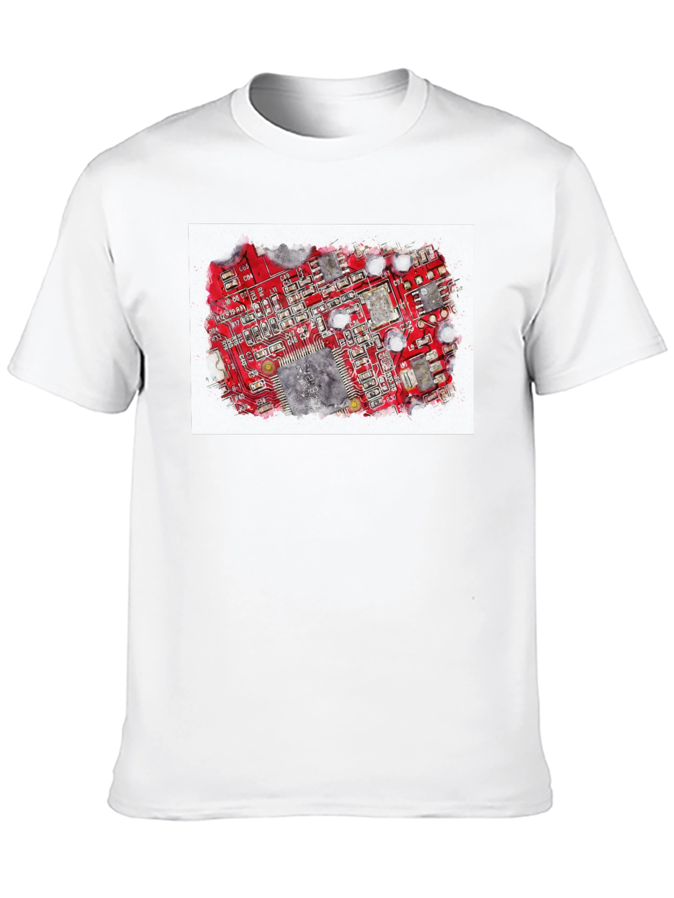 Circuit Board Graphic T-Shirt - Tech Enthusiast Tee