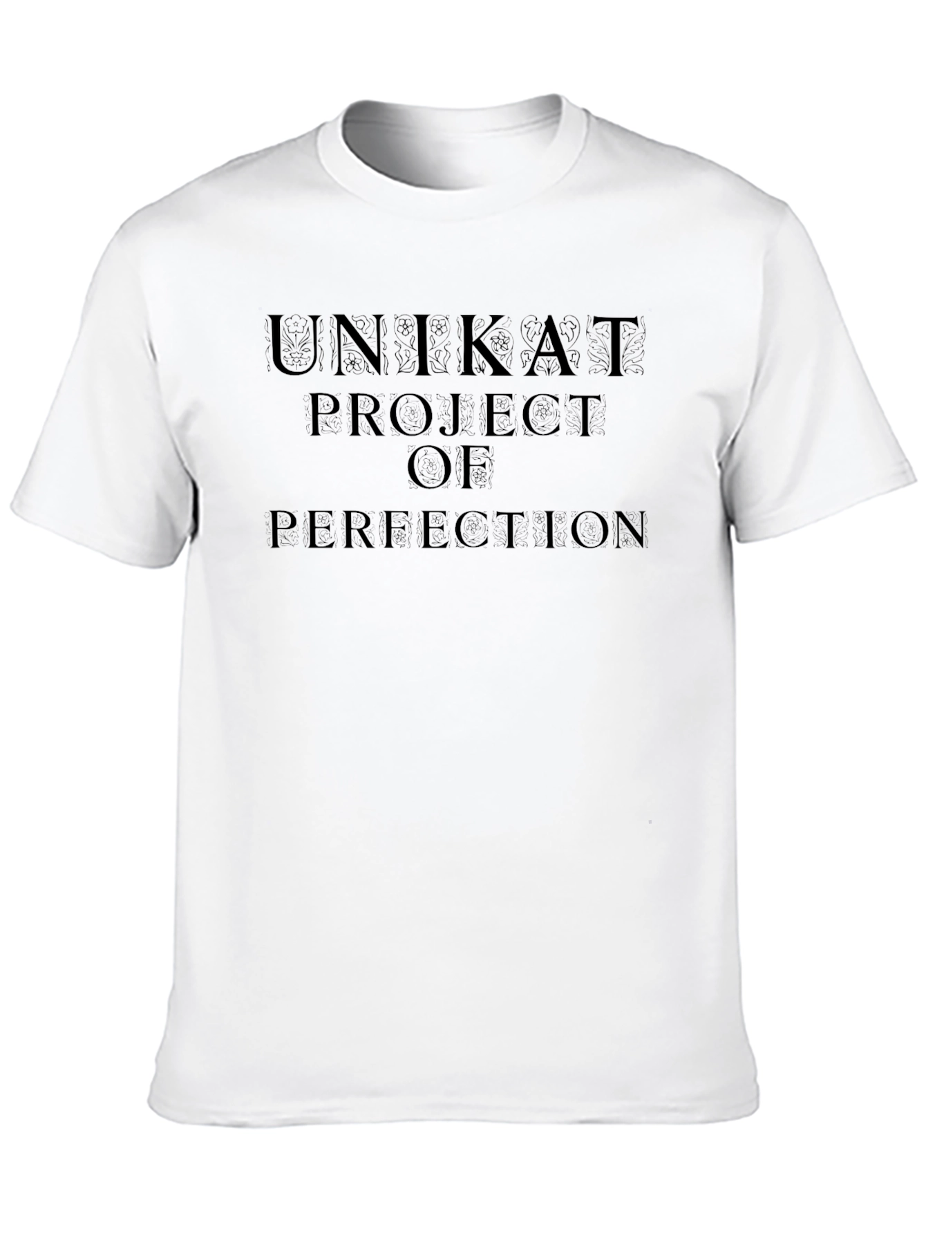 Unikat Project of Perfection Black T-Shirt